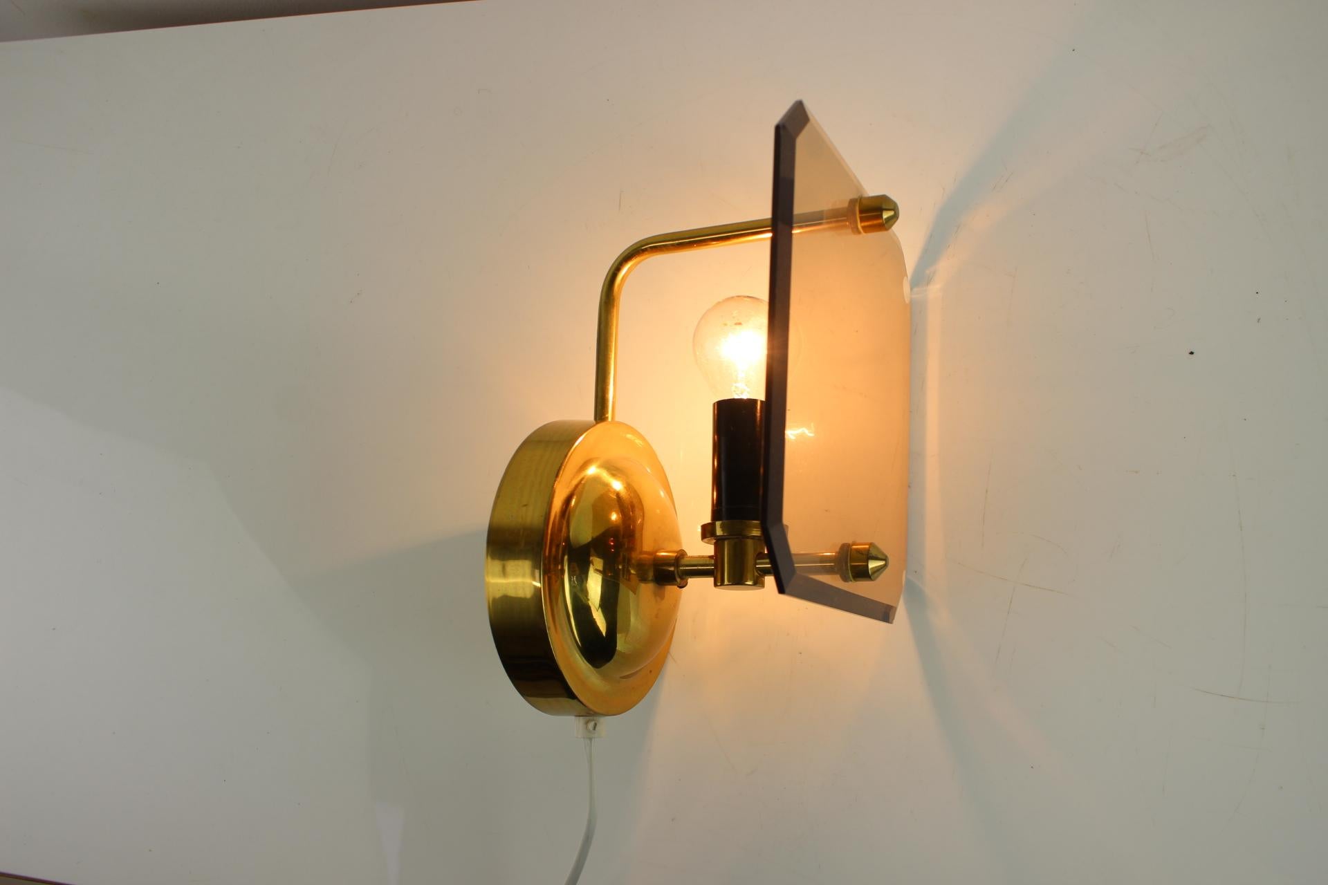 Mid-Century Wall Lamp by Kamenicky Senov, 1960's For Sale 5