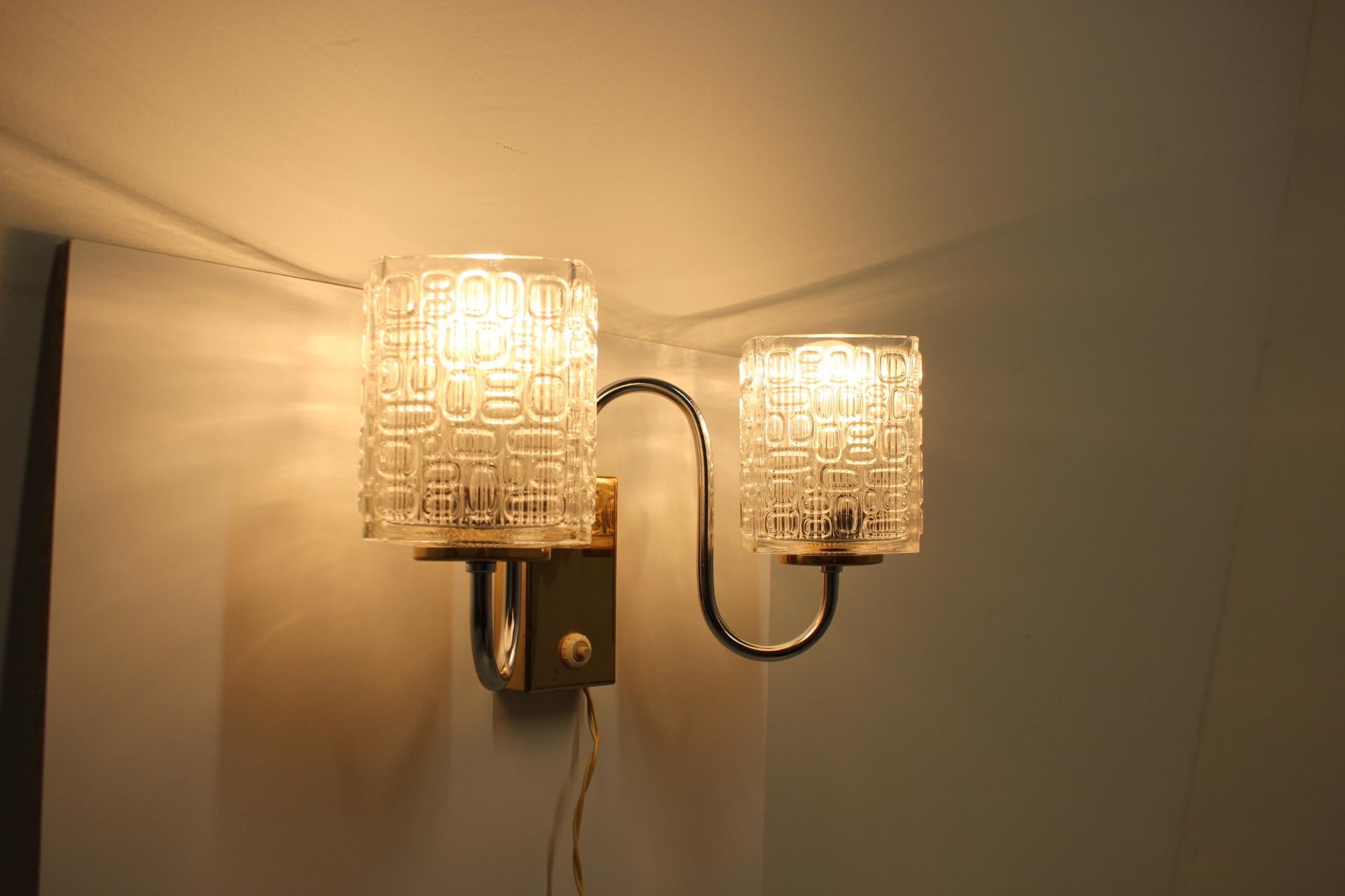 Mid-Century Wall Lamp by Lidokov, 1970’s For Sale 1