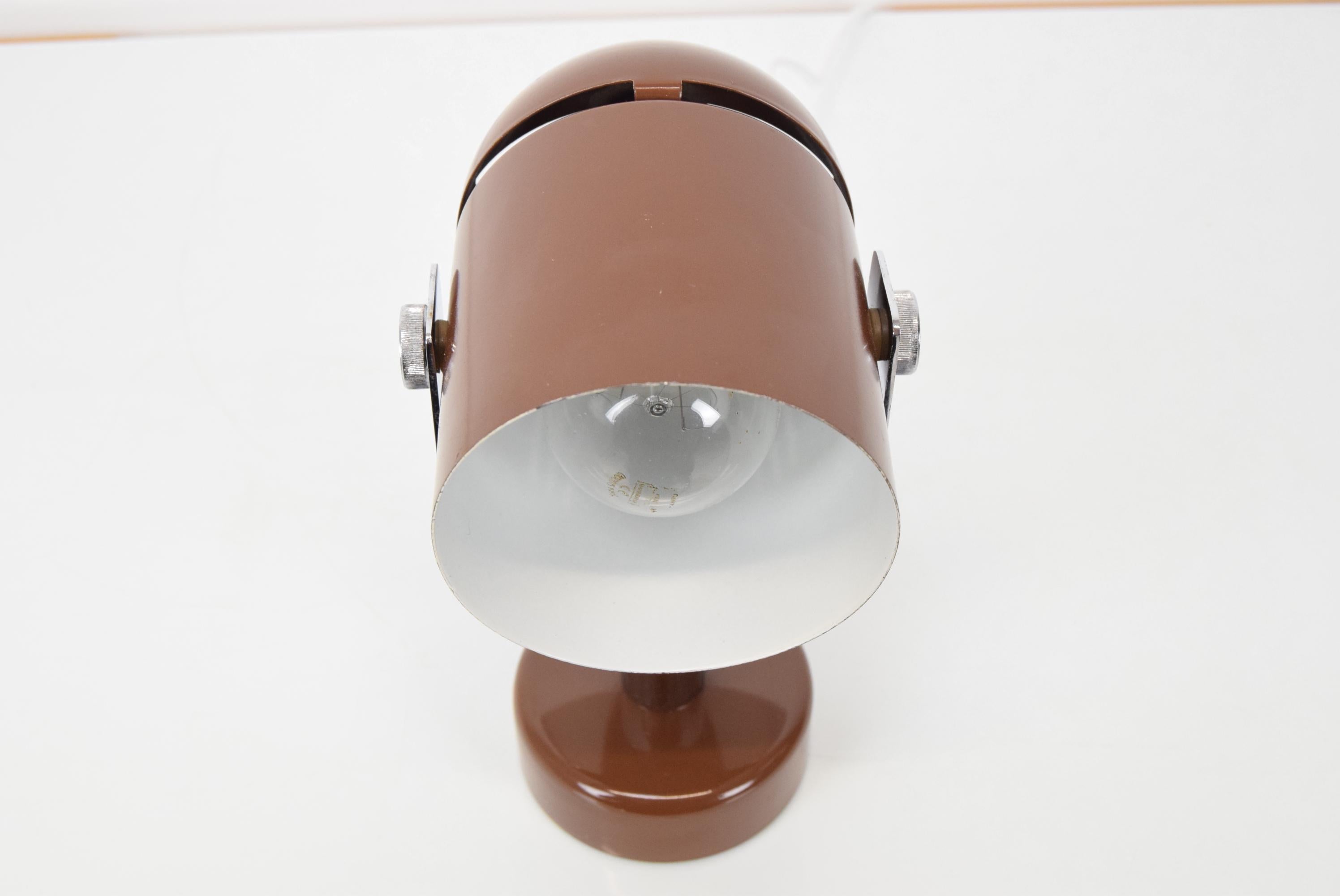 Czech Mid-Century Wall Lamp Designed by Stanislav Indra for Combi Lux, 1970's For Sale
