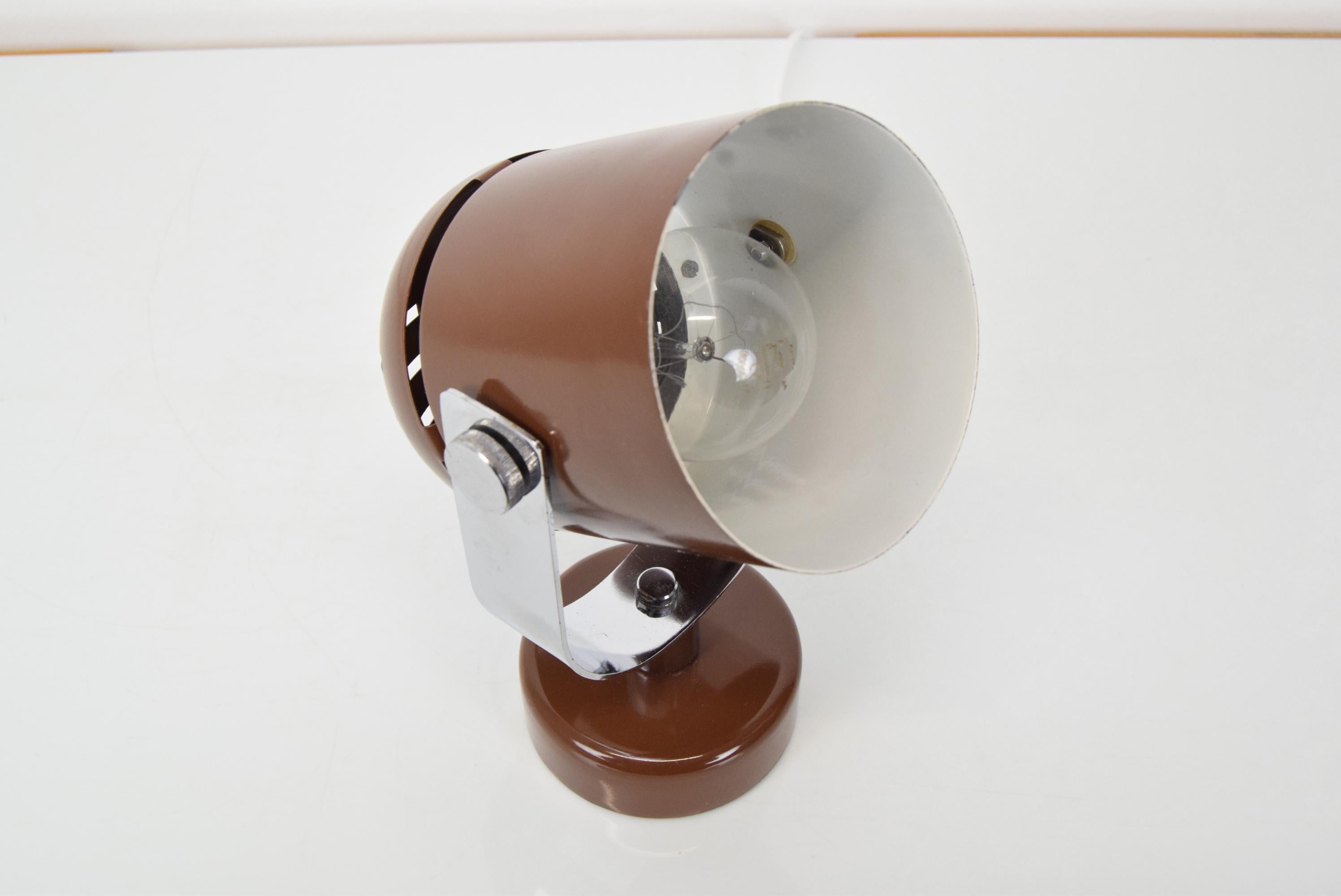Metal Mid-Century Wall Lamp Designed by Stanislav Indra for Combi Lux, 1970's For Sale