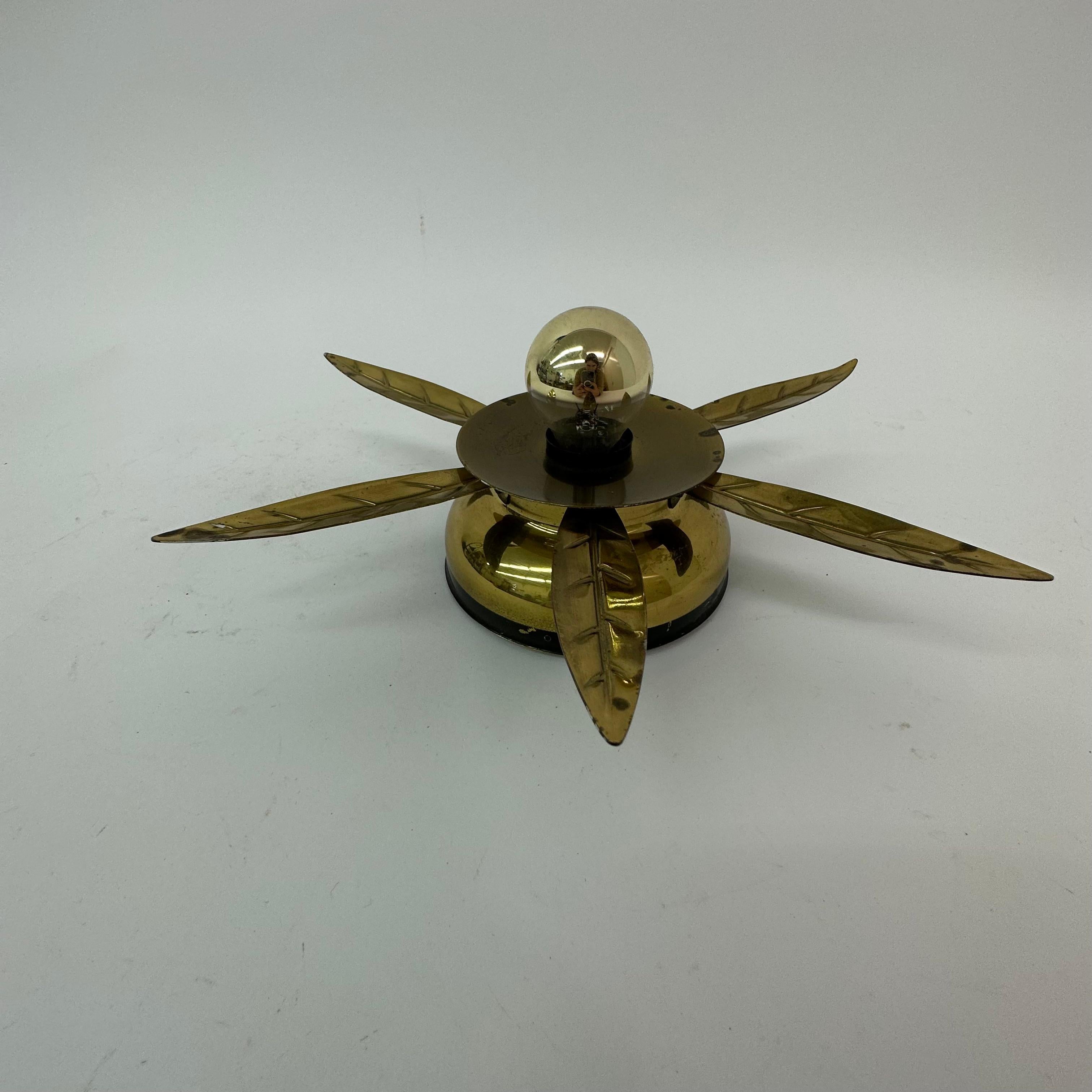 Mid – Century wall lamp flower , 1950's For Sale 6