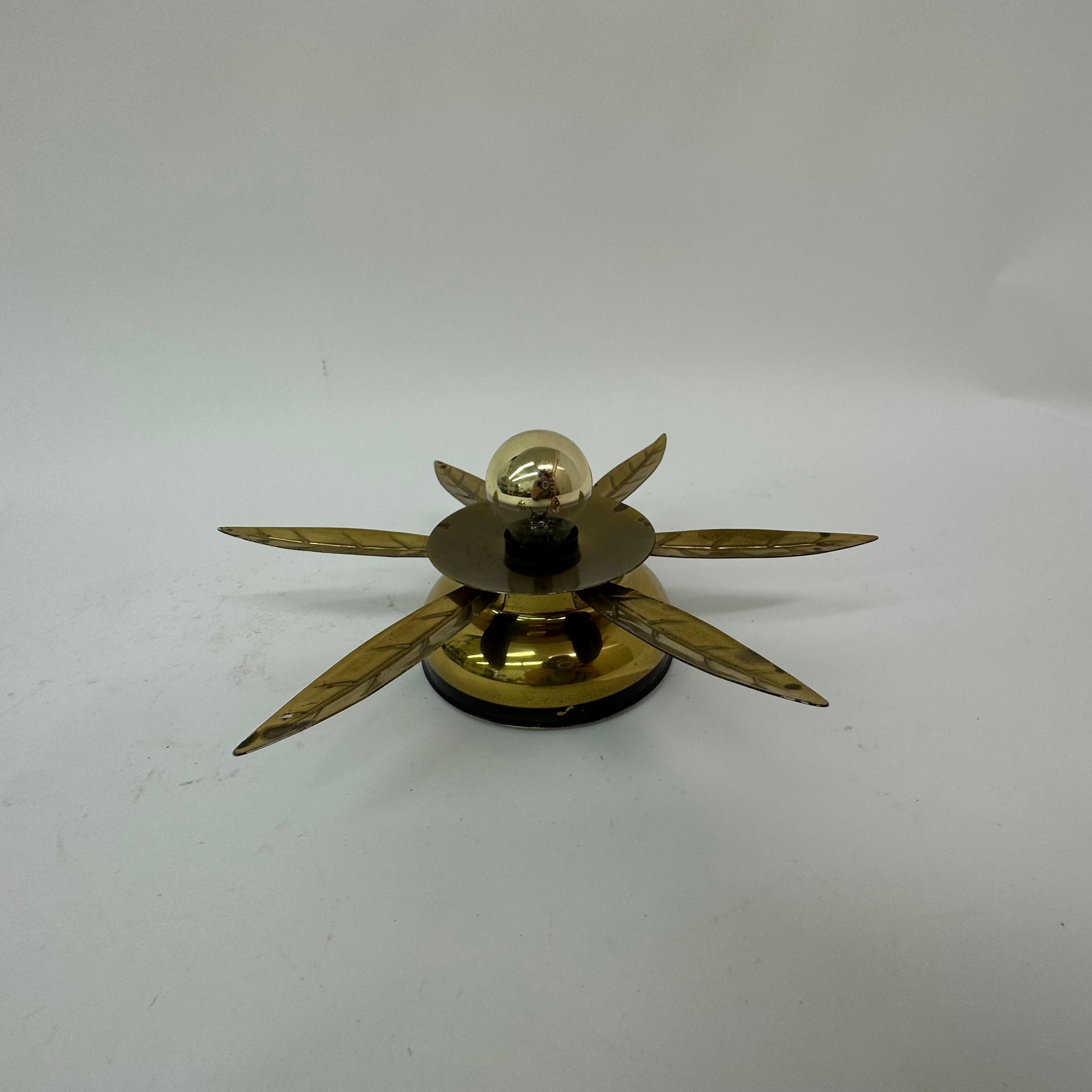 Mid – Century wall lamp flower , 1950's For Sale 8
