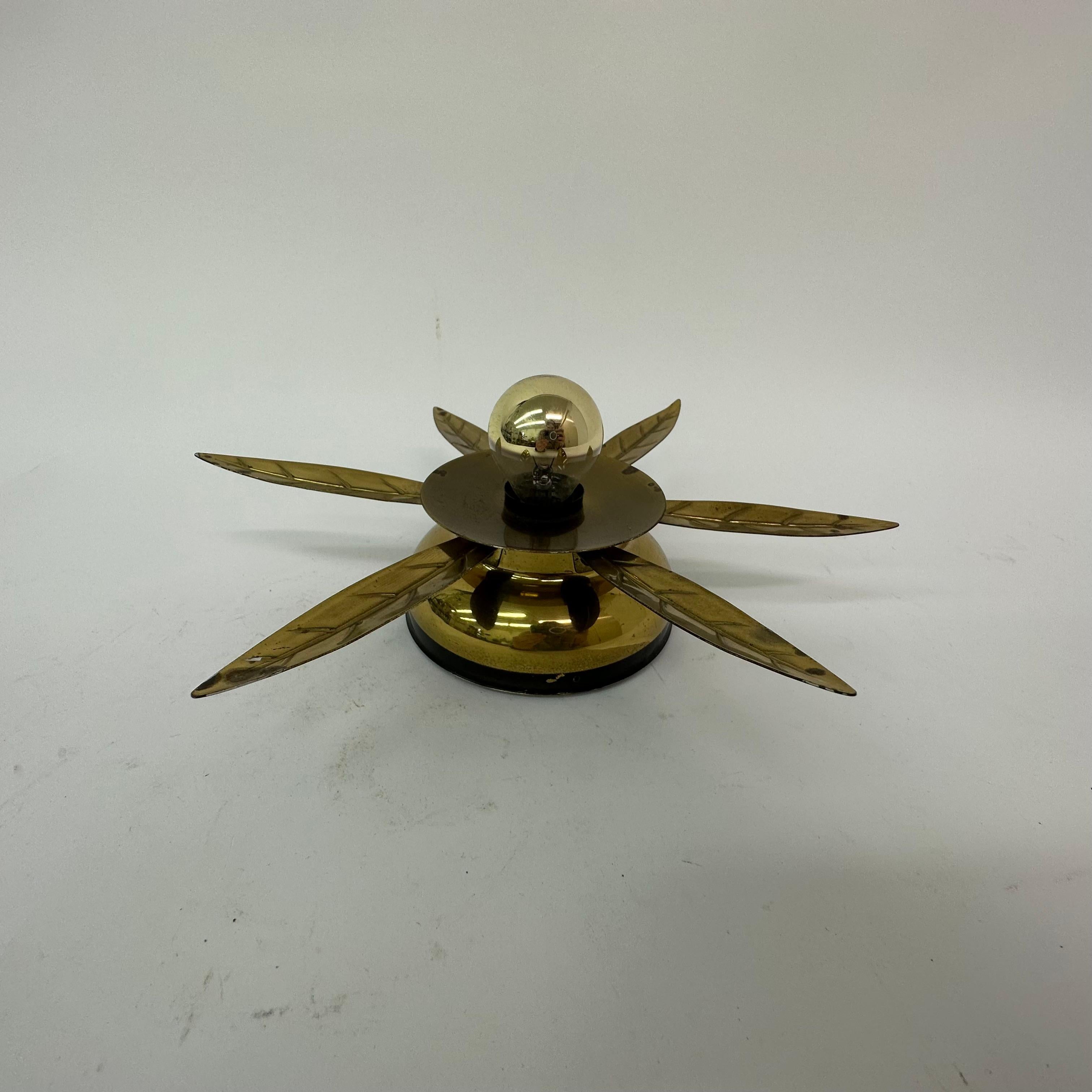 Mid – Century wall lamp flower , 1950's For Sale 9