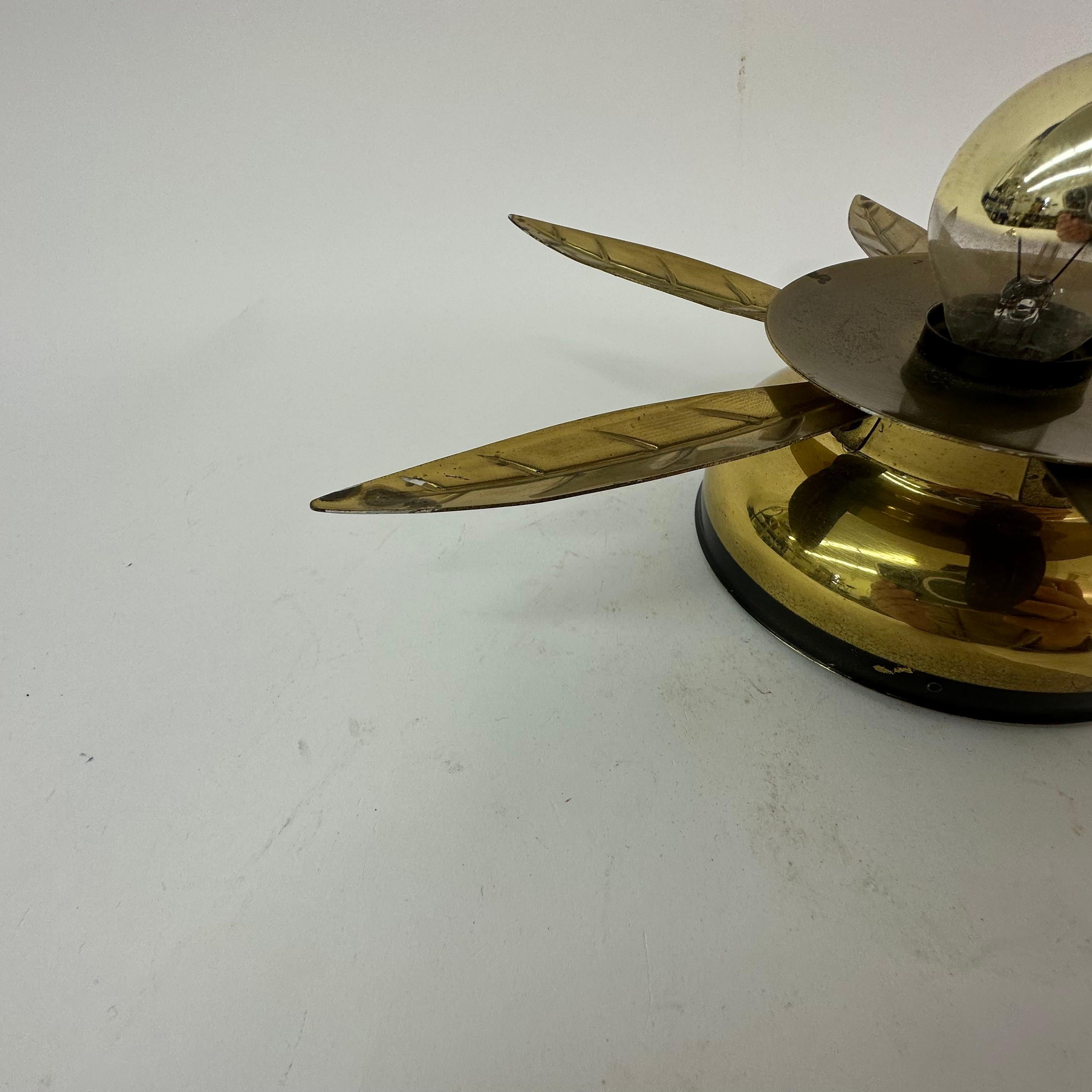 Mid – Century wall lamp flower , 1950's For Sale 12