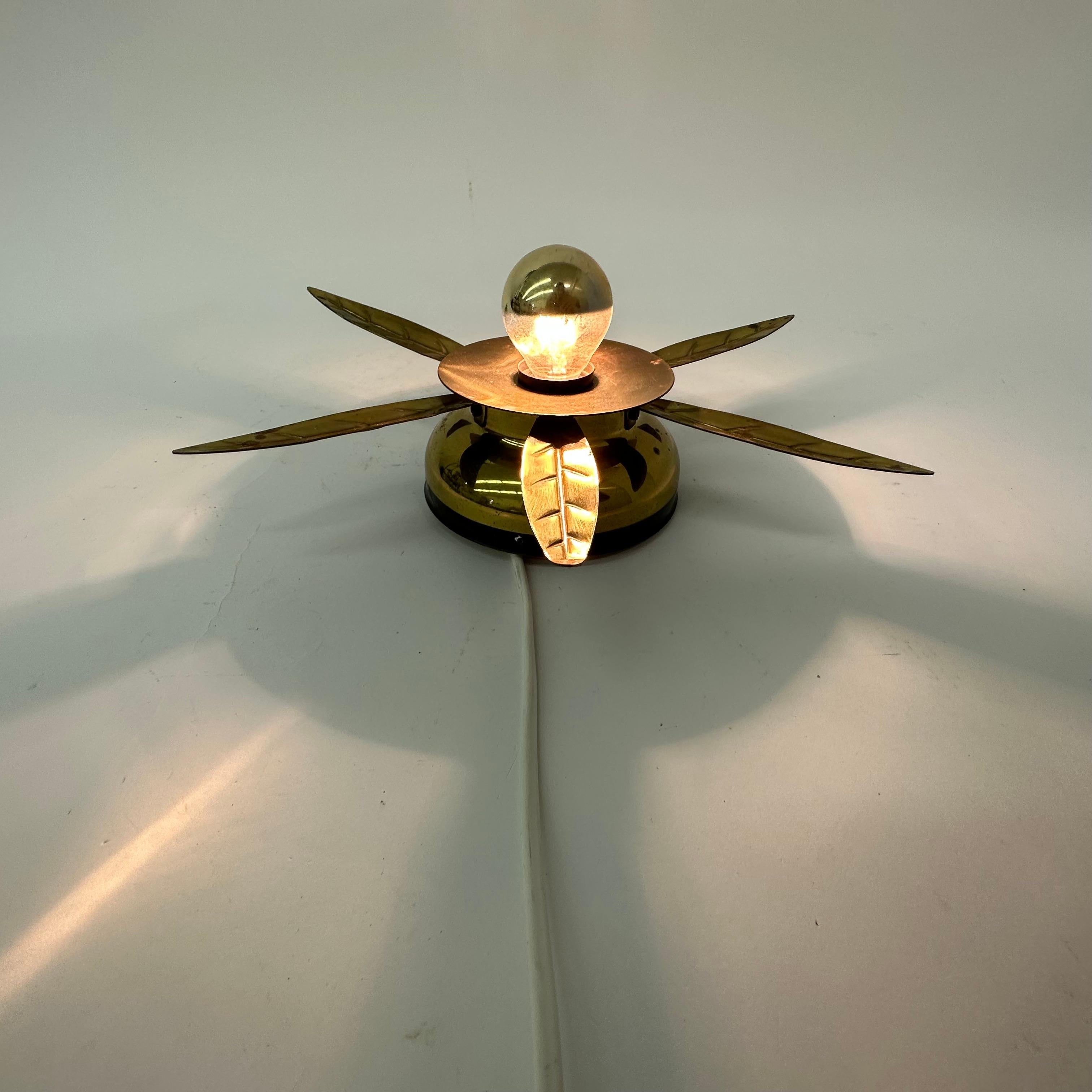 Mid-20th Century Mid – Century wall lamp flower , 1950's For Sale