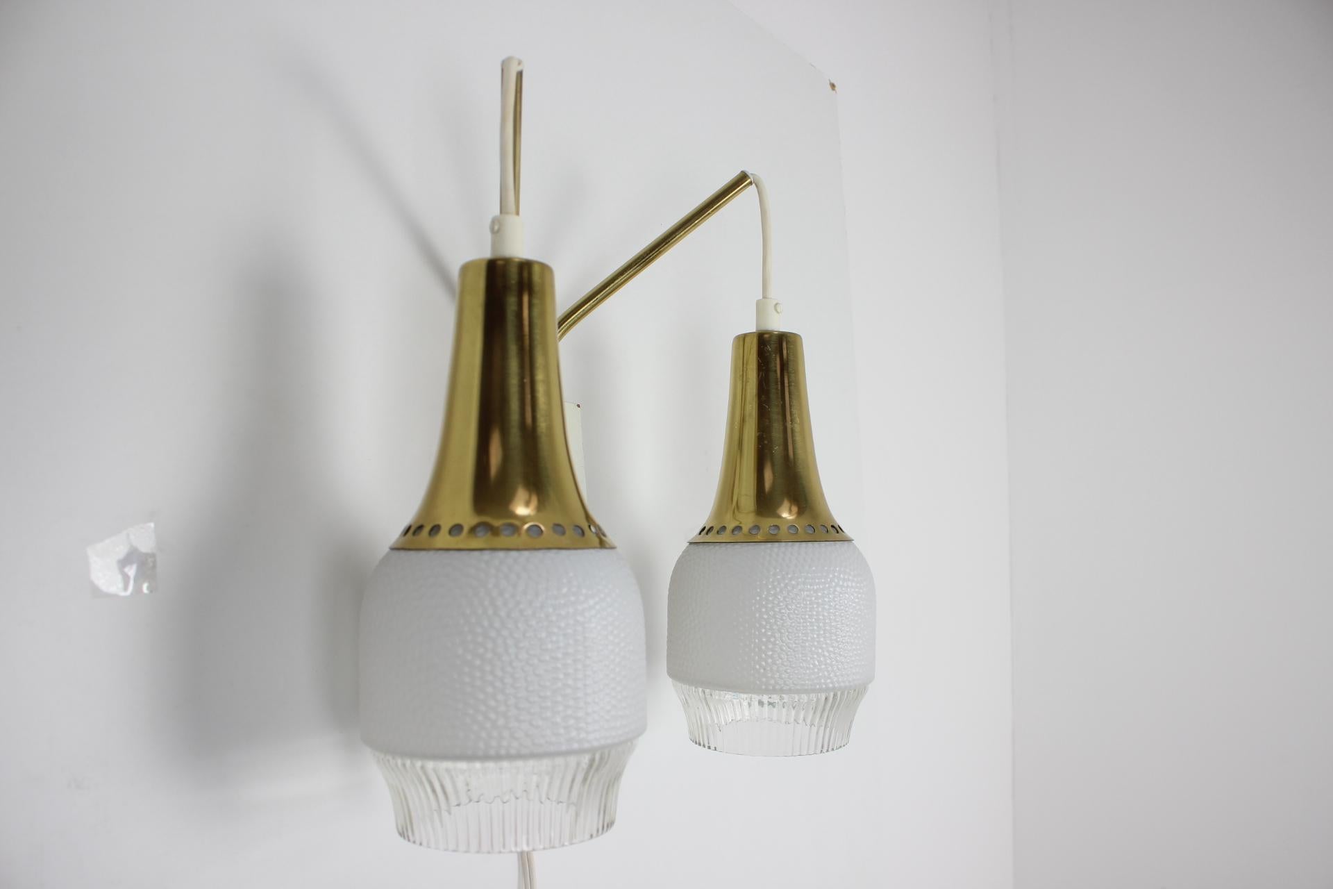 Mid-Century Wall Lamp Germany, 1970's In Good Condition For Sale In Praha, CZ