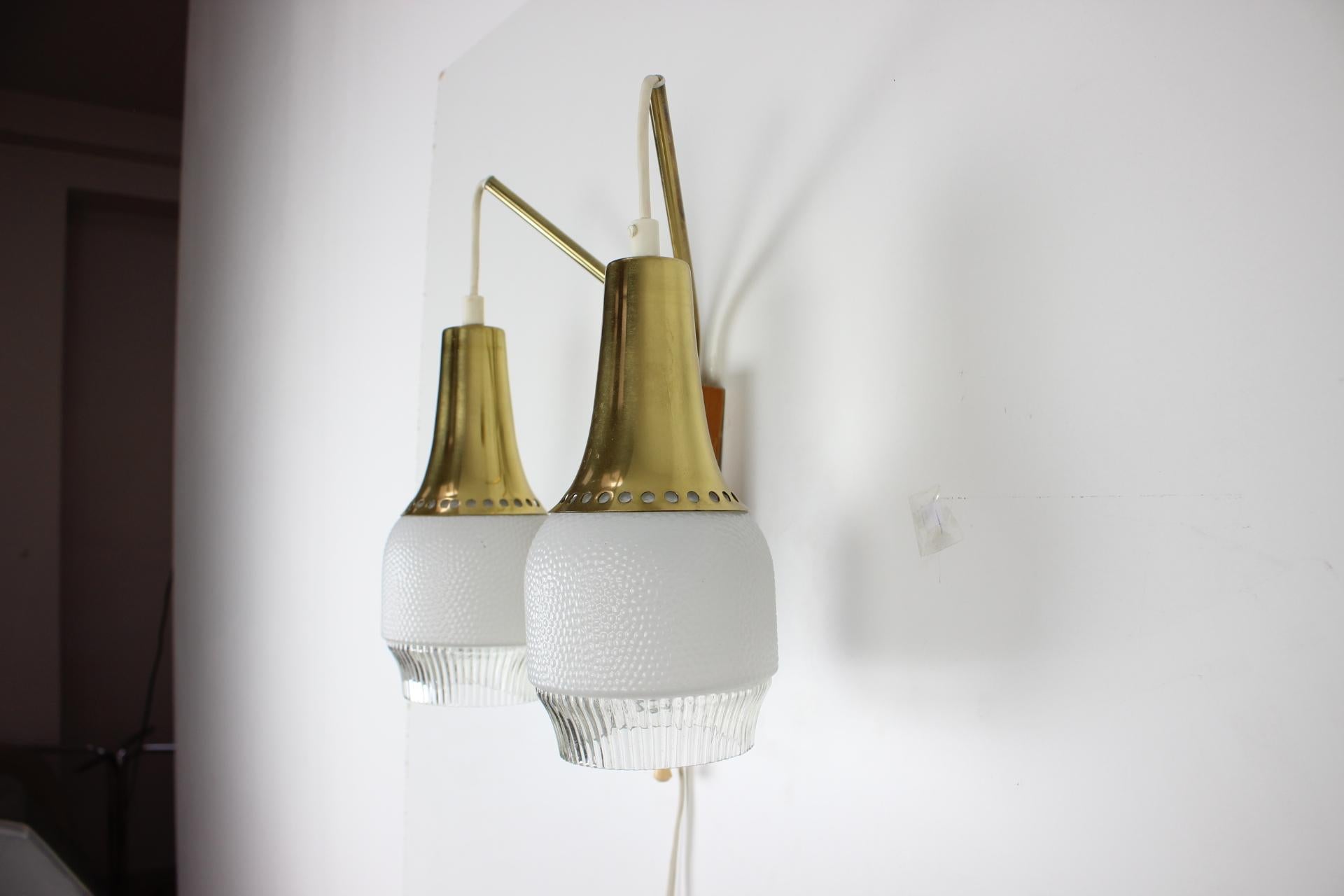 Late 20th Century Mid-Century Wall Lamp Germany, 1970's For Sale