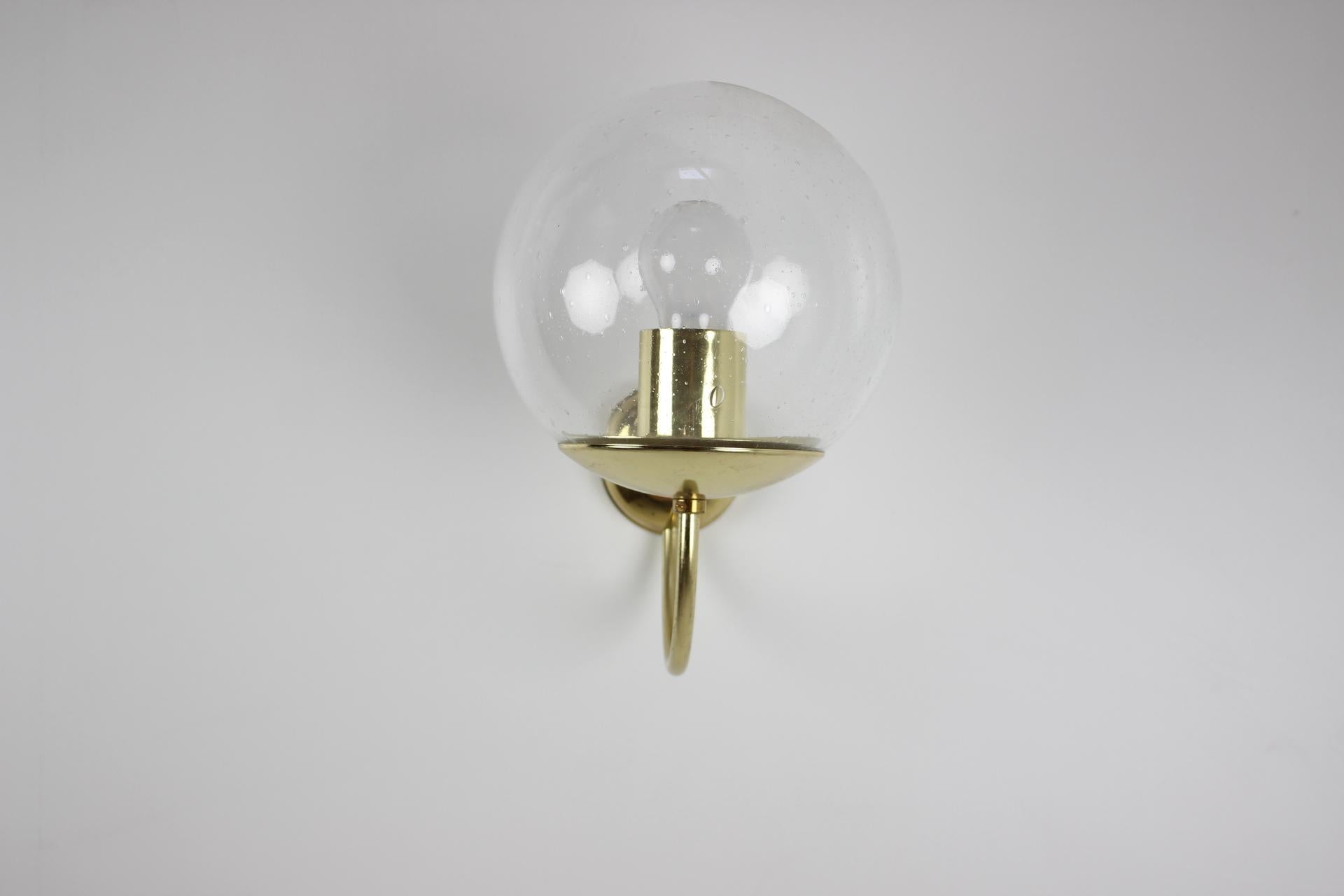 Mid-Century Wandlampe/ Kamenick enov, 1970er Jahre (Metall) im Angebot