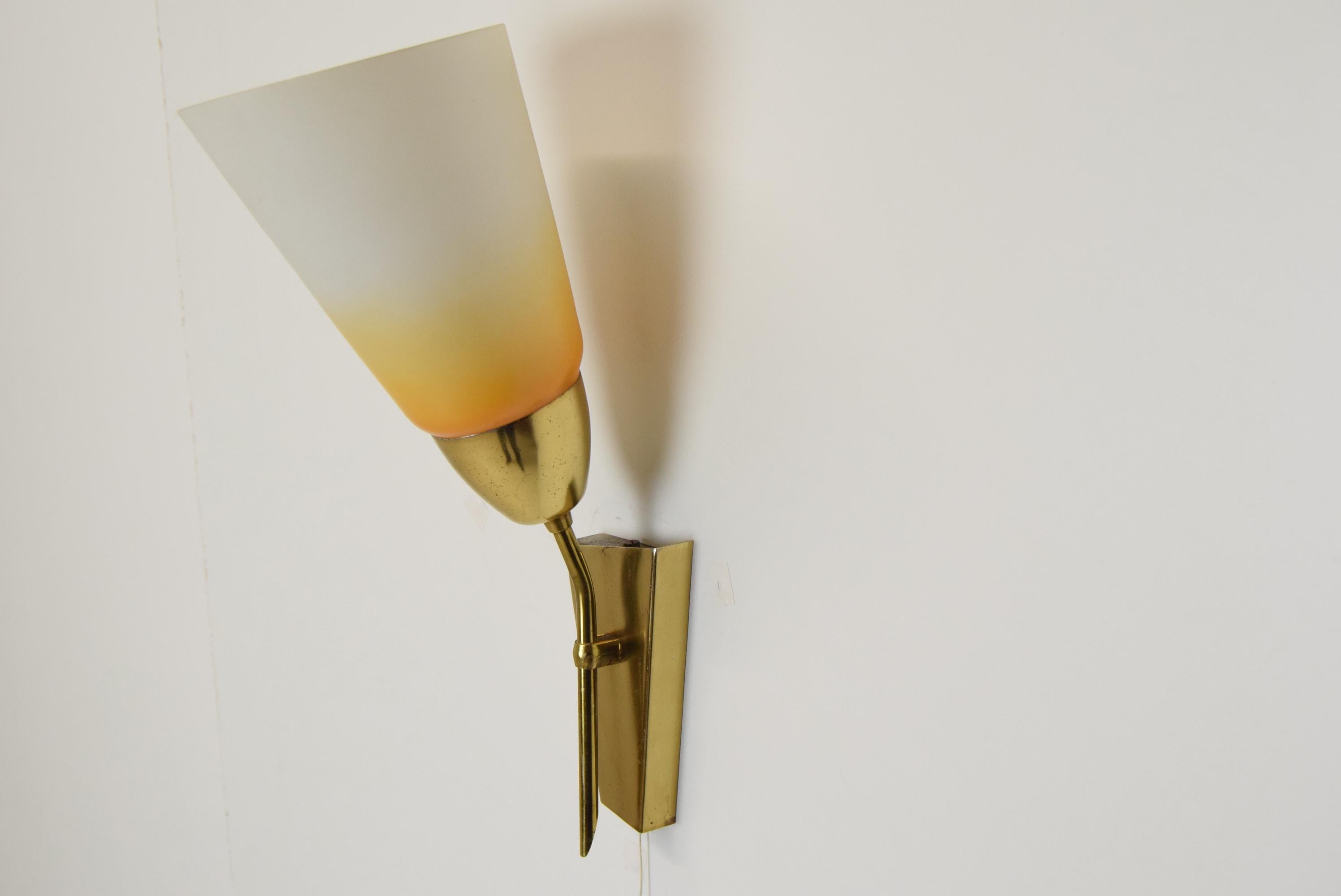 Mid-Century Modern Mid-Century Wall Lamp/Kamenicky Senov, 1960's For Sale