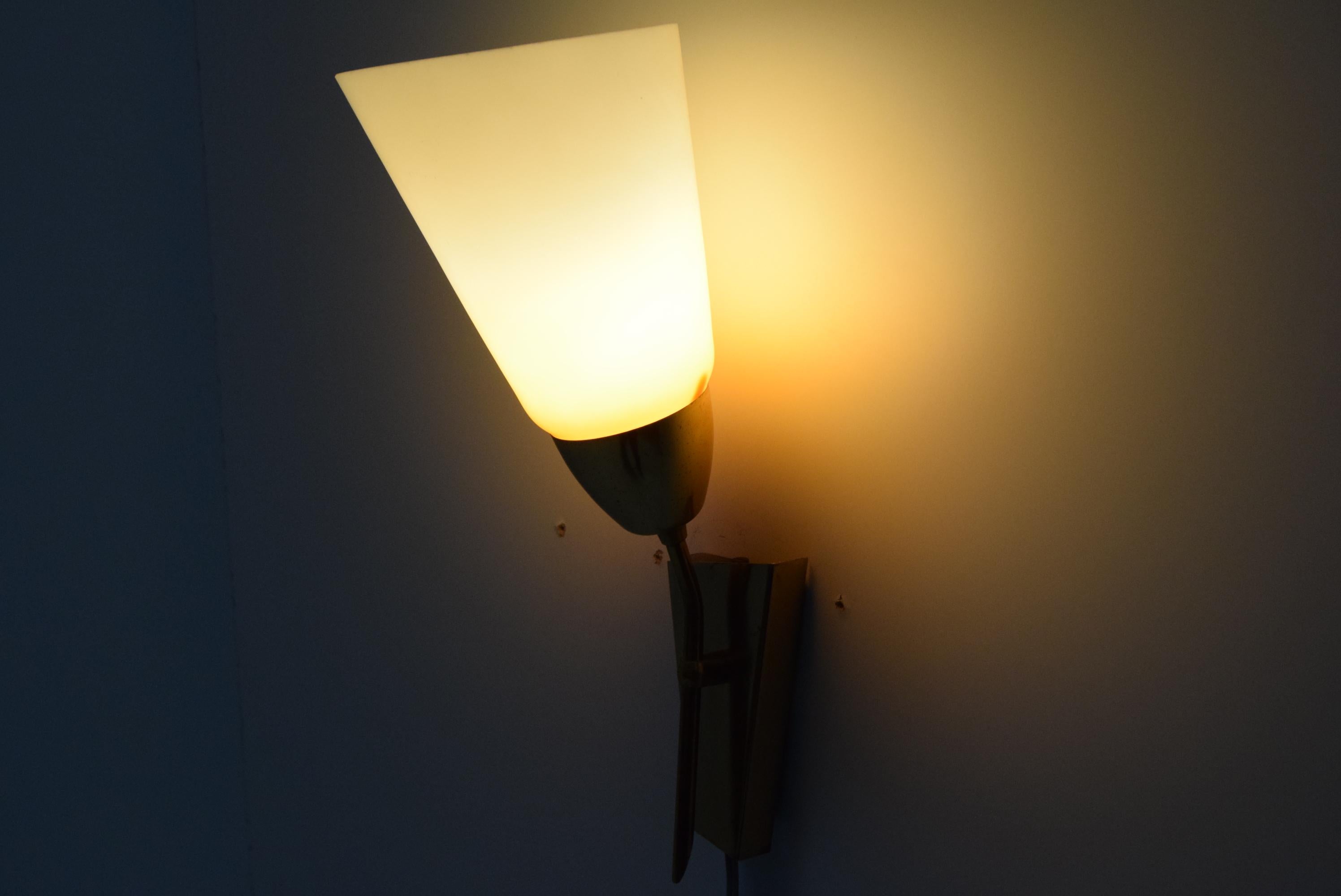 Mid-Century Wall Lamp/Kamenicky Senov, 1960's For Sale 1