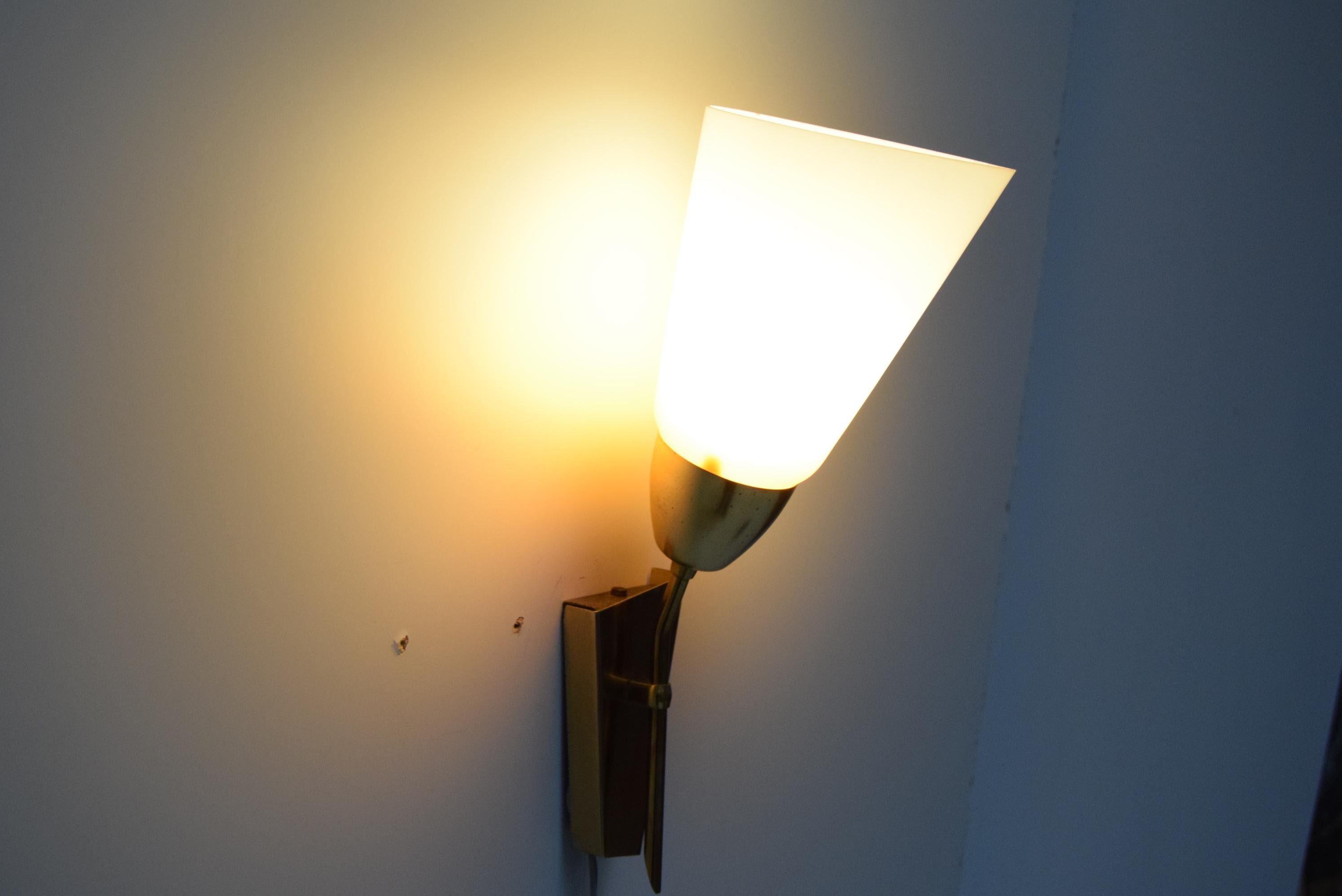 Mid-Century Wall Lamp/Kamenicky Senov, 1960's For Sale 2