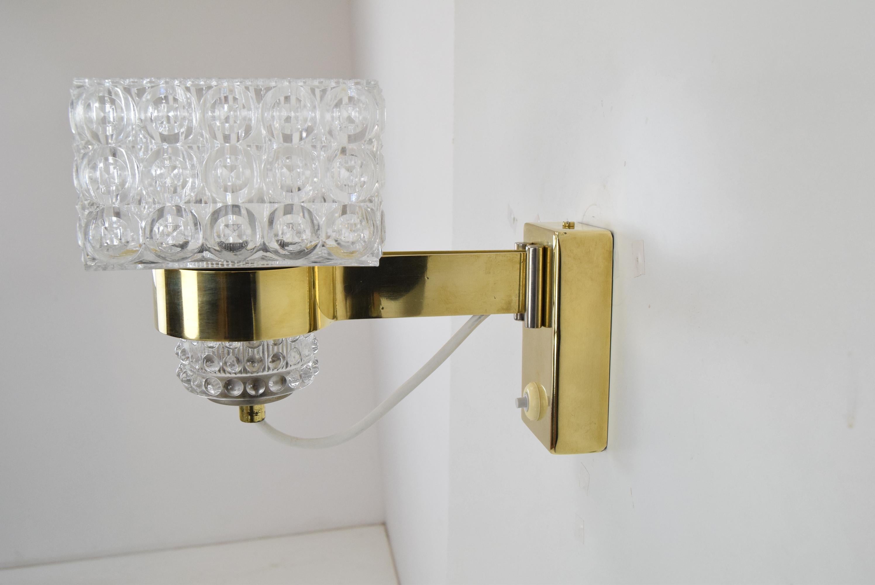 Mid-Century Wall Lamp / Lidokov, 1960's For Sale 4