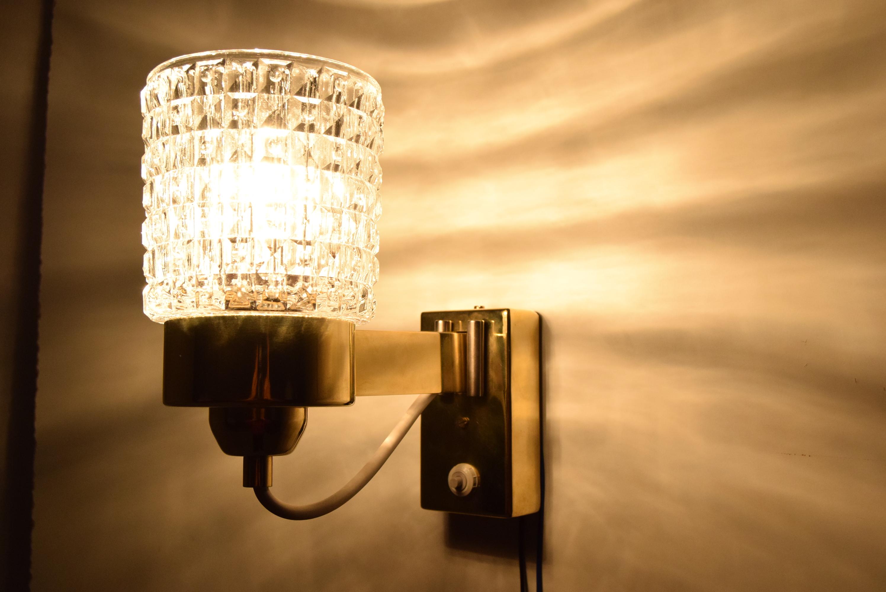 Mid-Century Wall Lamp / Lidokov, 1960's For Sale 6
