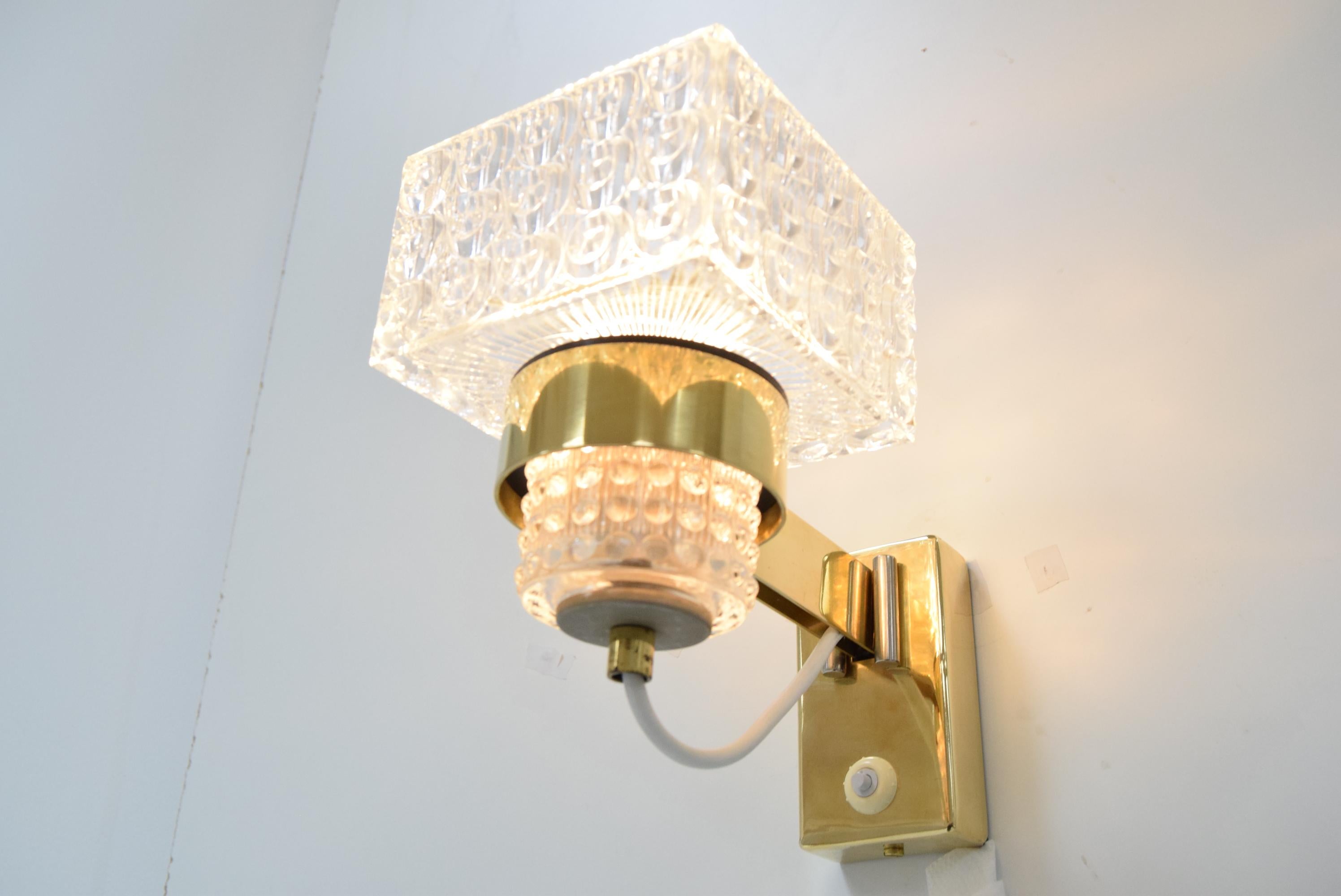 Mid-Century Wall Lamp / Lidokov, 1960's For Sale 2