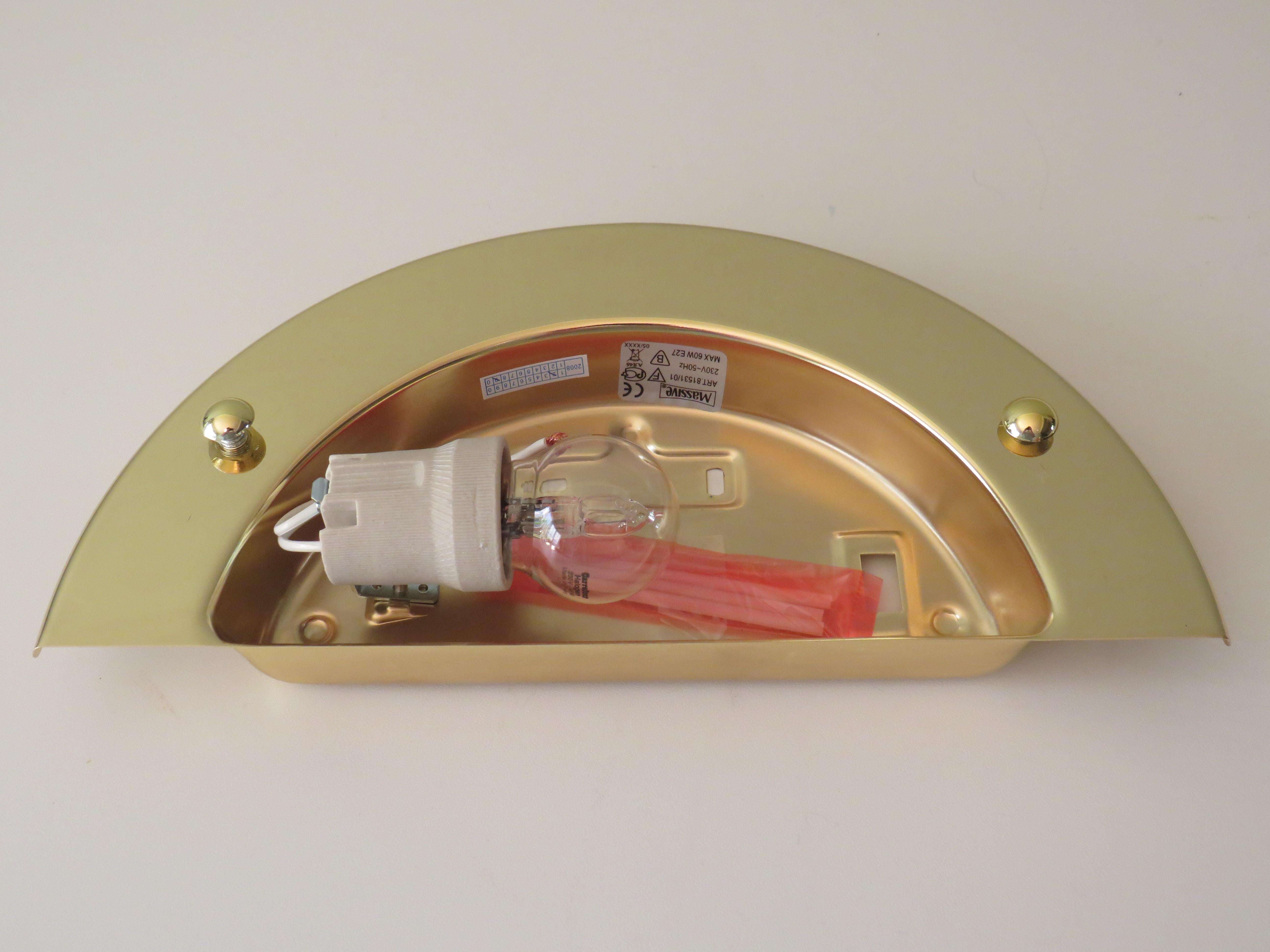 Lampe murale du milieu du siècle dernier, Belgique massive, années 1970 Bon état - En vente à Herentals, BE