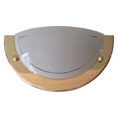 Mid Century Wall Lamp, Massive Belgium 1970s