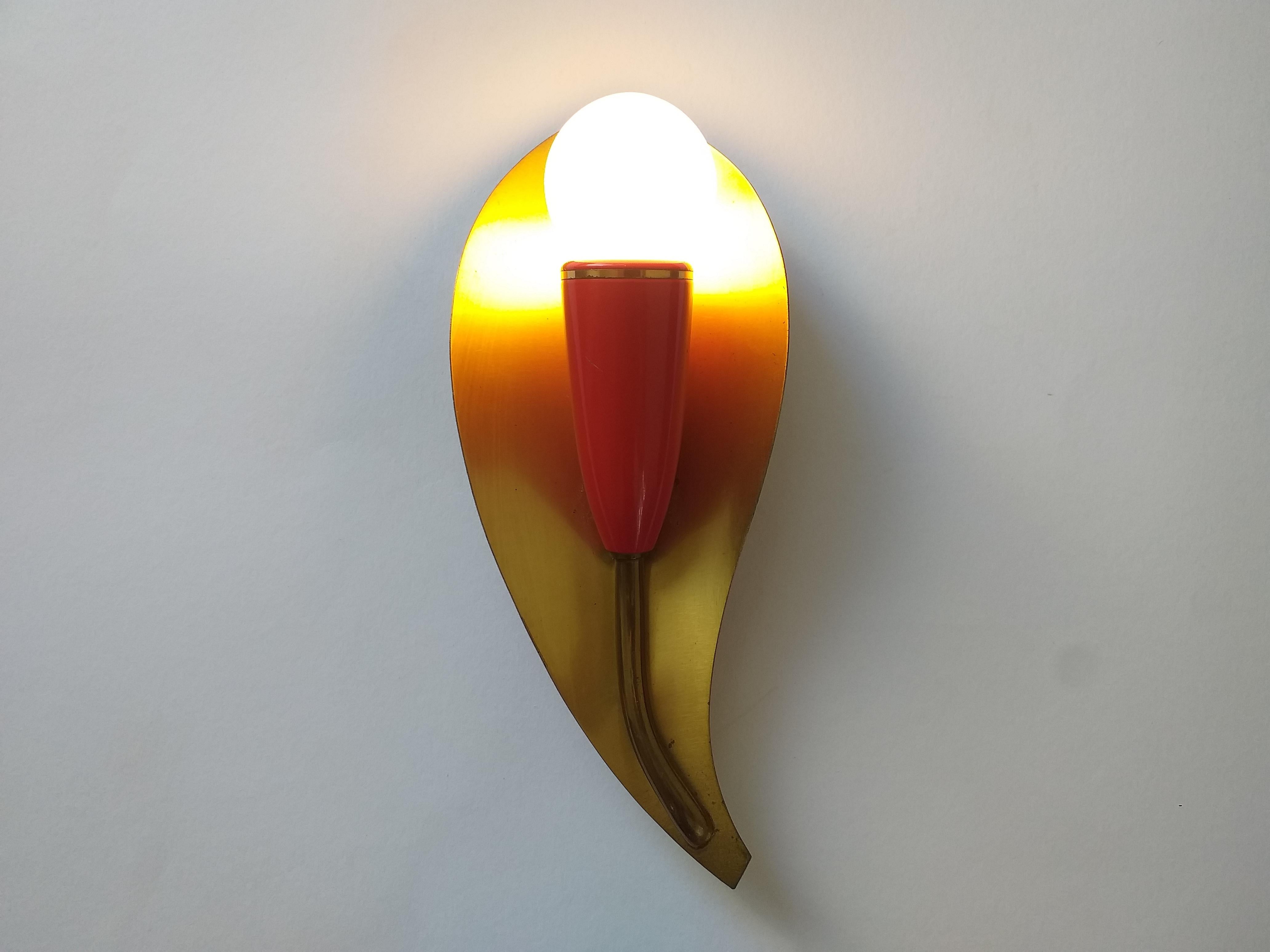 Mid-20th Century Mid Century Wall Lamp, Stilnovo Style, Germany, 1960s For Sale