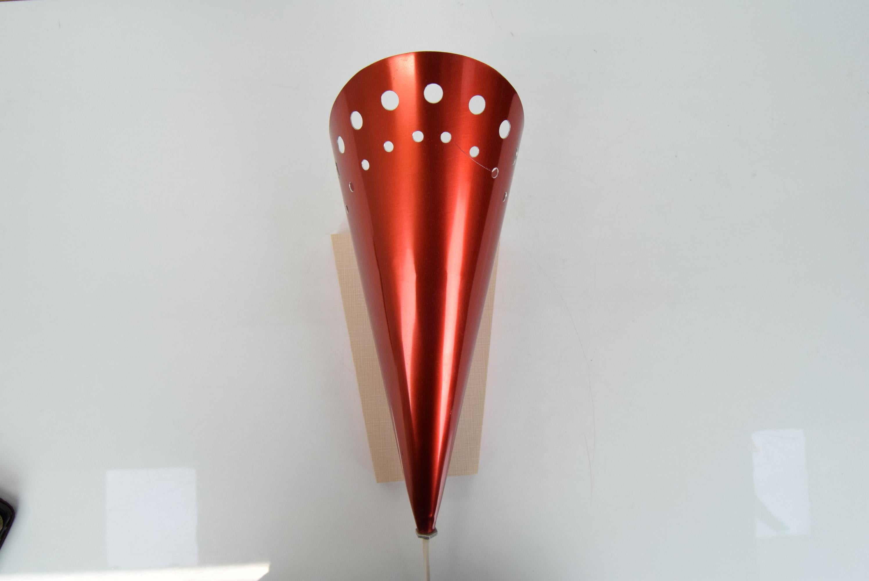 Mid-Century Wall Lamp, 1960's In Good Condition For Sale In Praha, CZ
