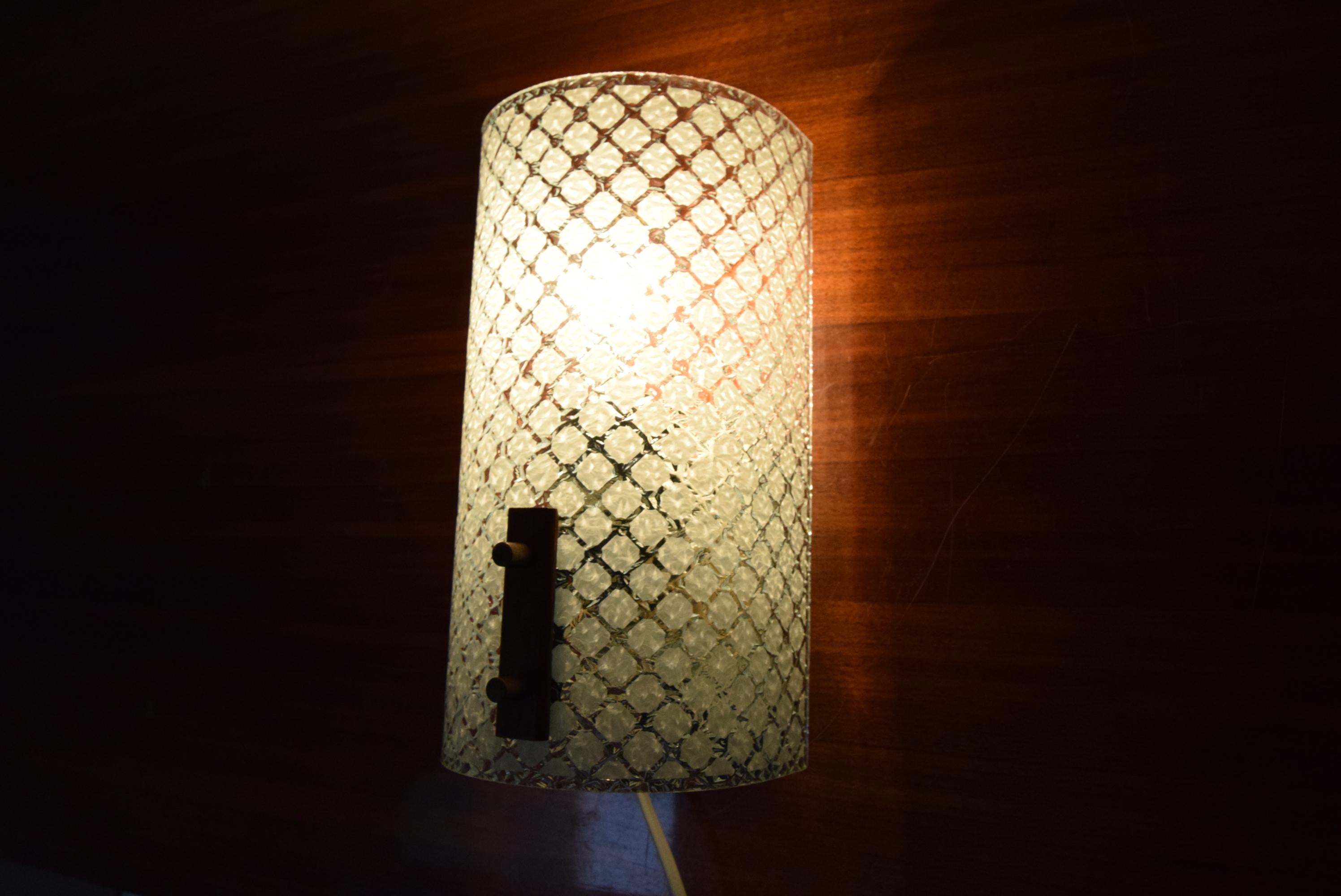 Mid-Century Modern Mid-century Wall Lamp, circa 1980's.  For Sale