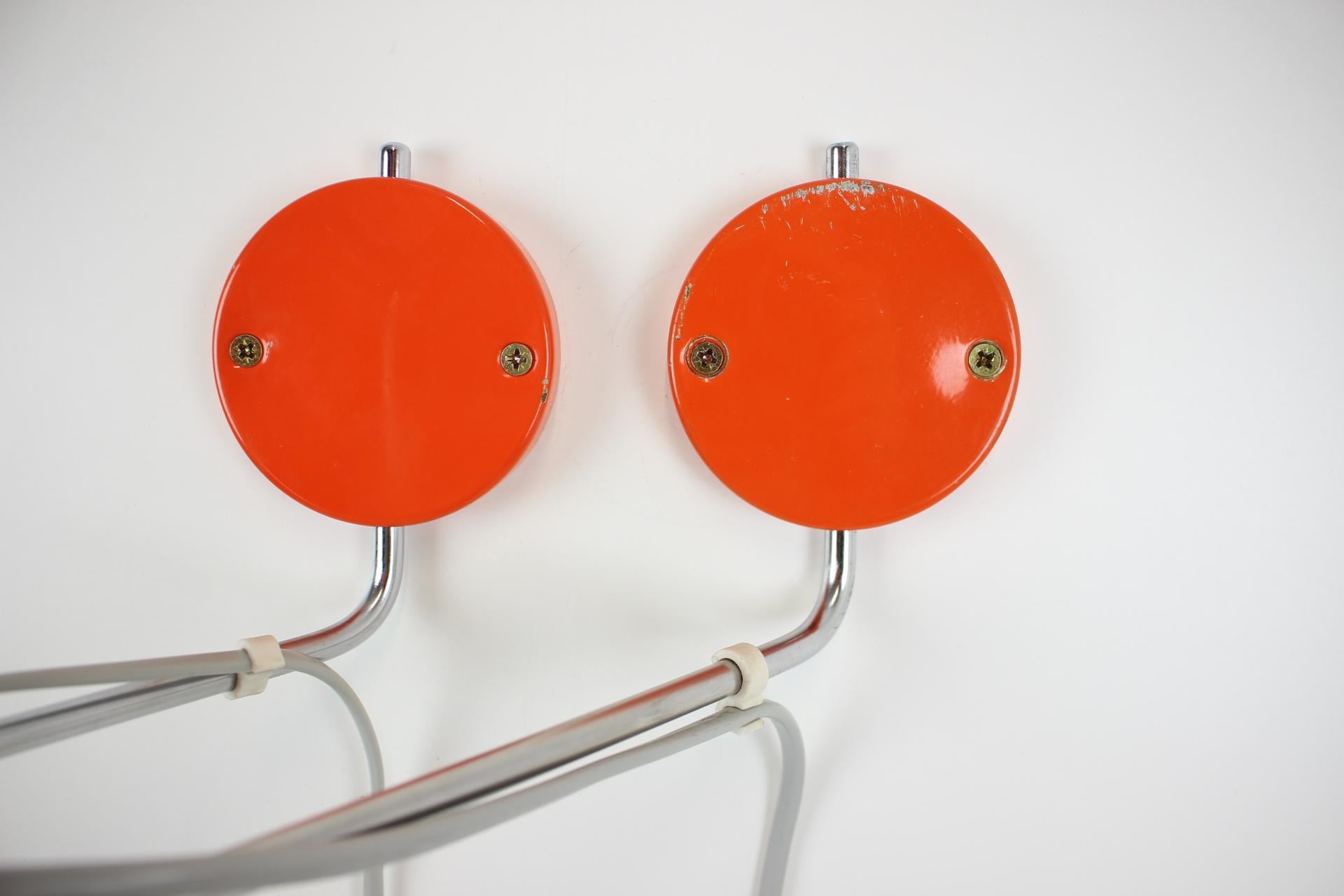 Mid-Century Wall Lamps Designed by Josef Hurka for Napako, 1970's For Sale 1