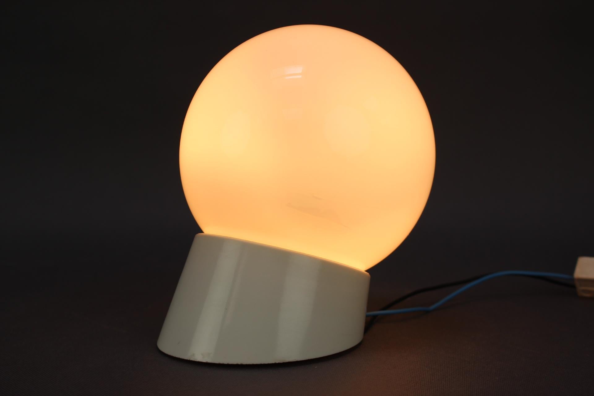 Porcelain Mid-Century Wall Light, 1960s, Czechoslovakia For Sale