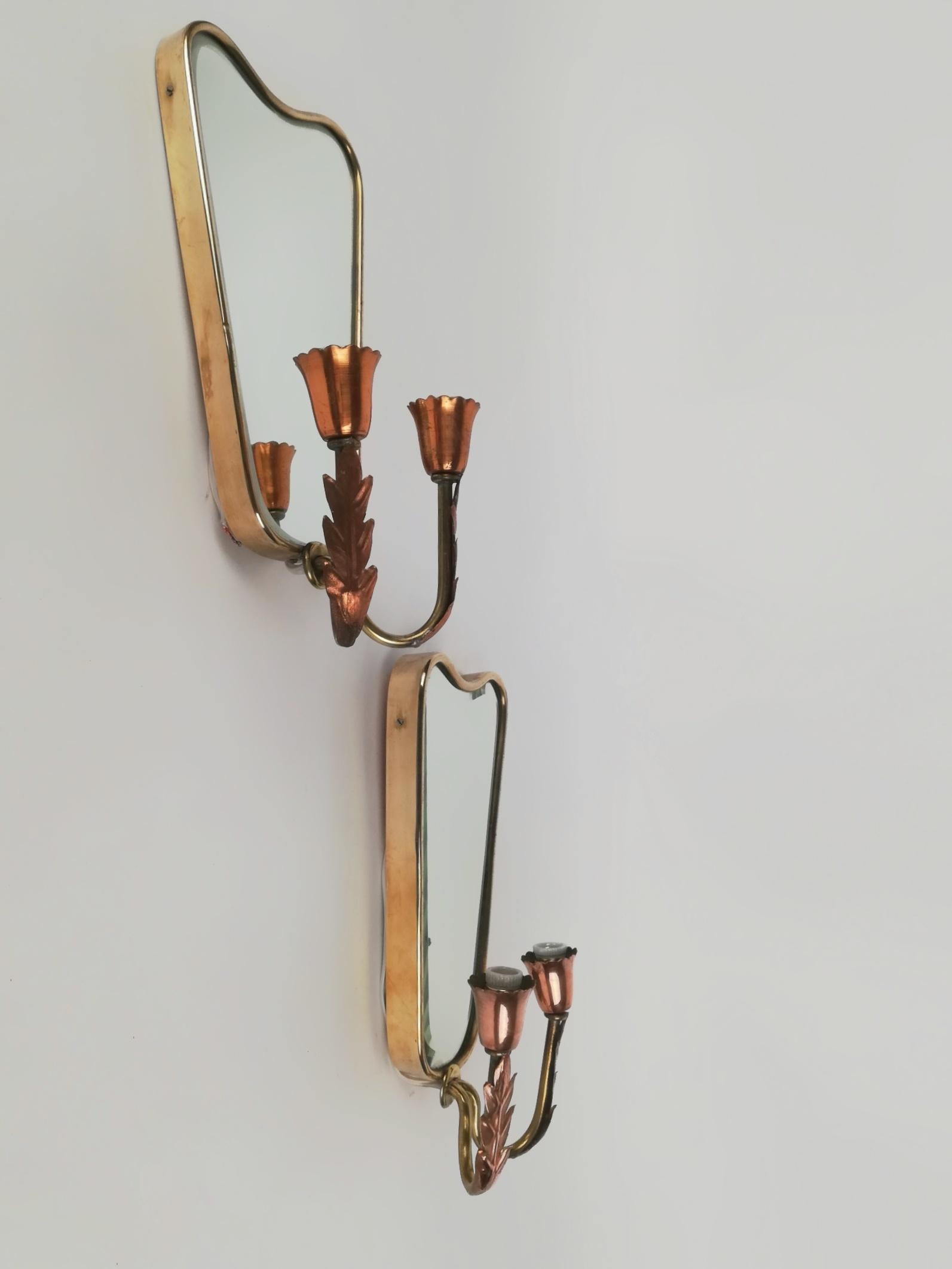 mirror wall sconces