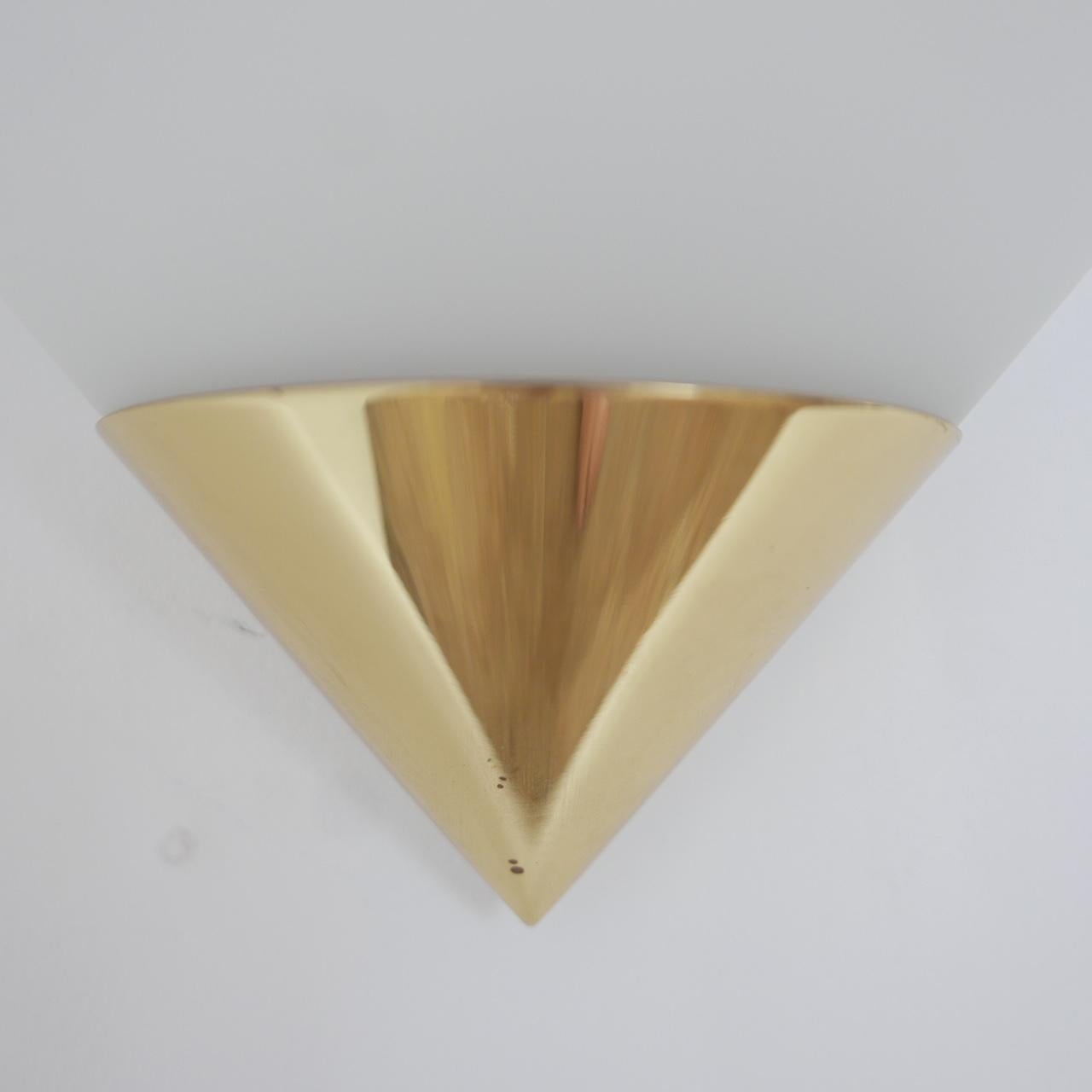 German Midcentury Wall Lights by Glashütte Limburg '2' For Sale