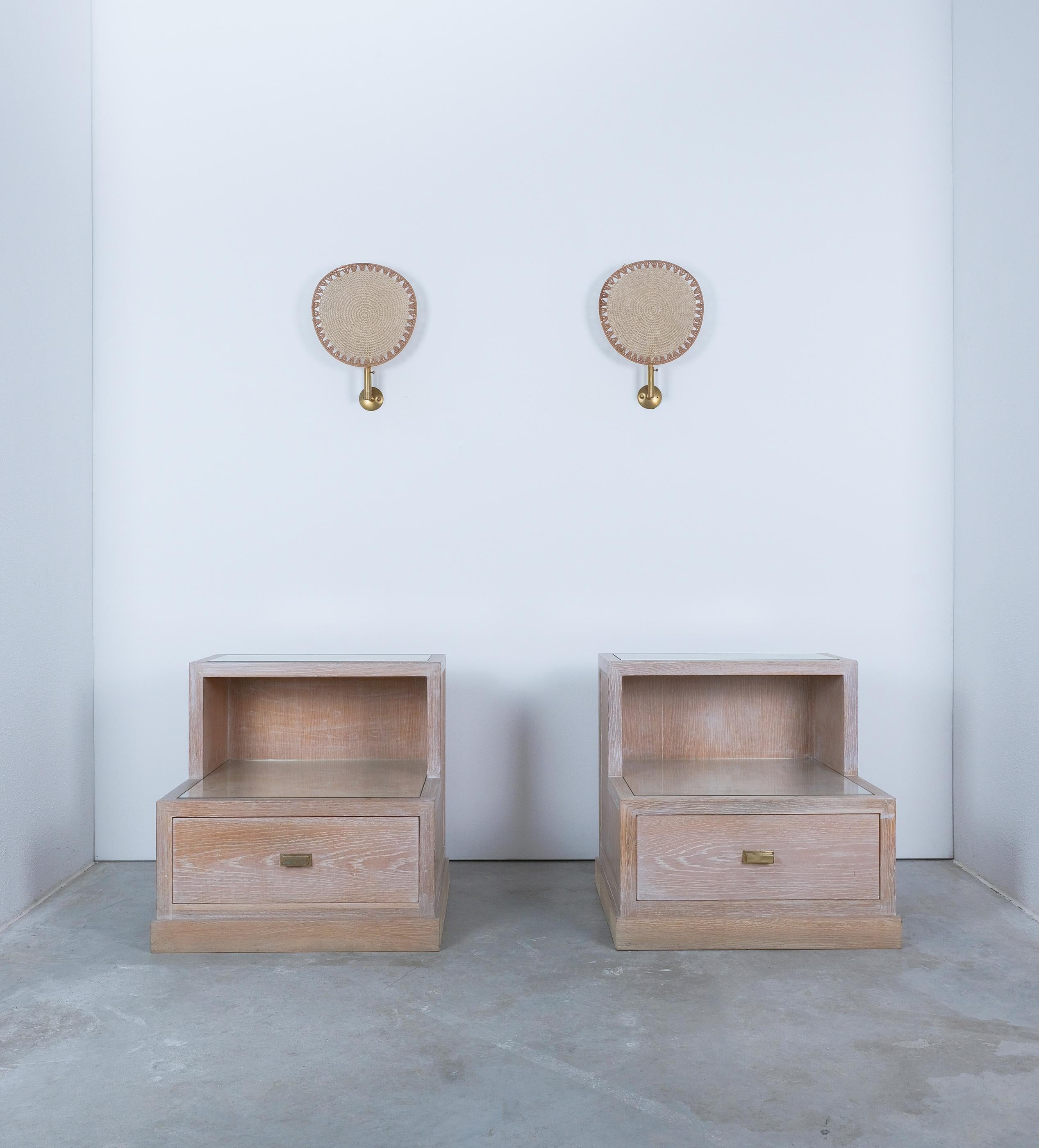Laiton Lights Light (5x) papier de chanvre style Ingo Maurer en vente