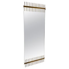 Mid-Century Wall Mirror By Ettore Sottsass, Santambrogio e De Berti, 1950s