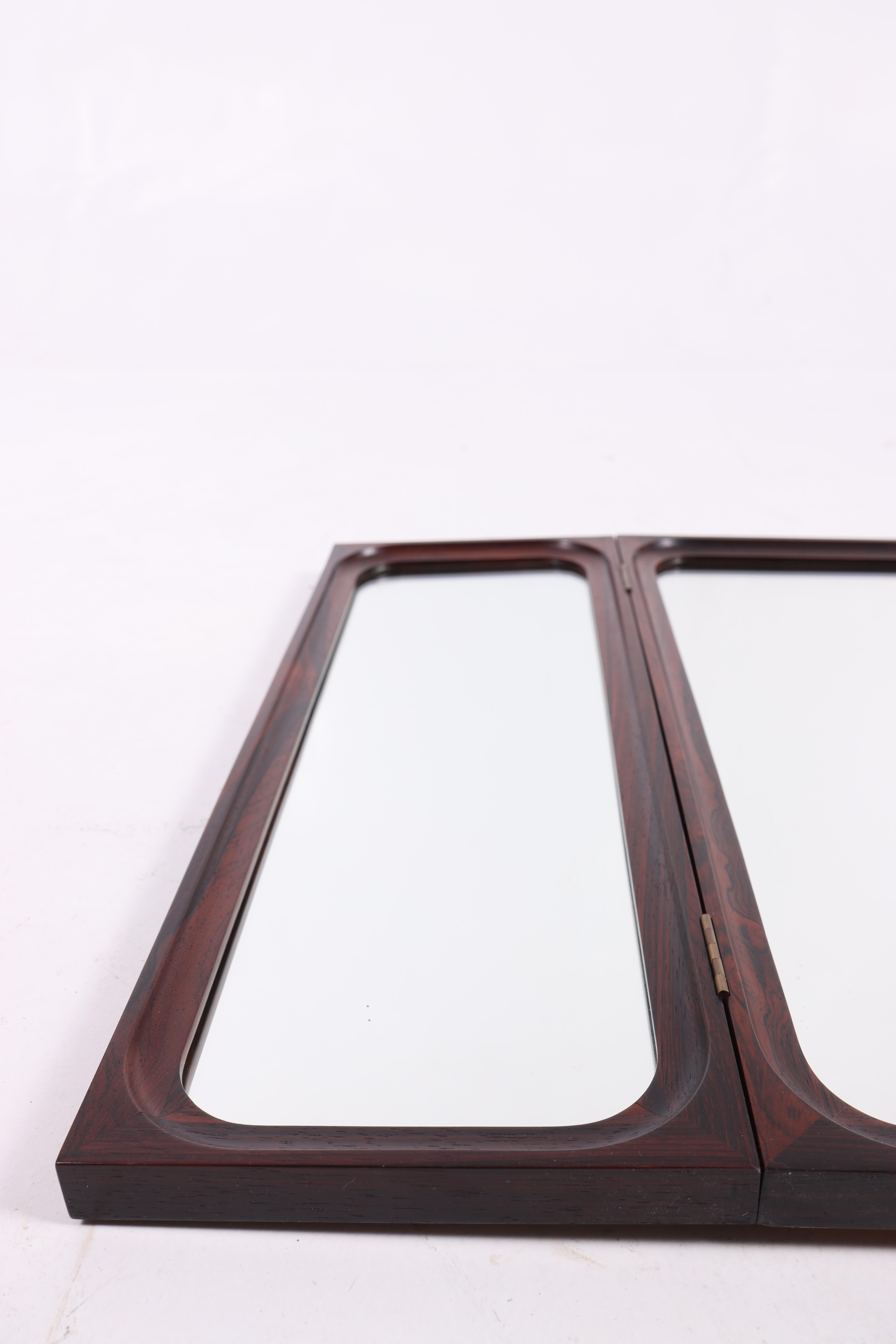 Mid-Century Wall Mirror by Frode Holm, Danish Modern, 1960s For Sale 4