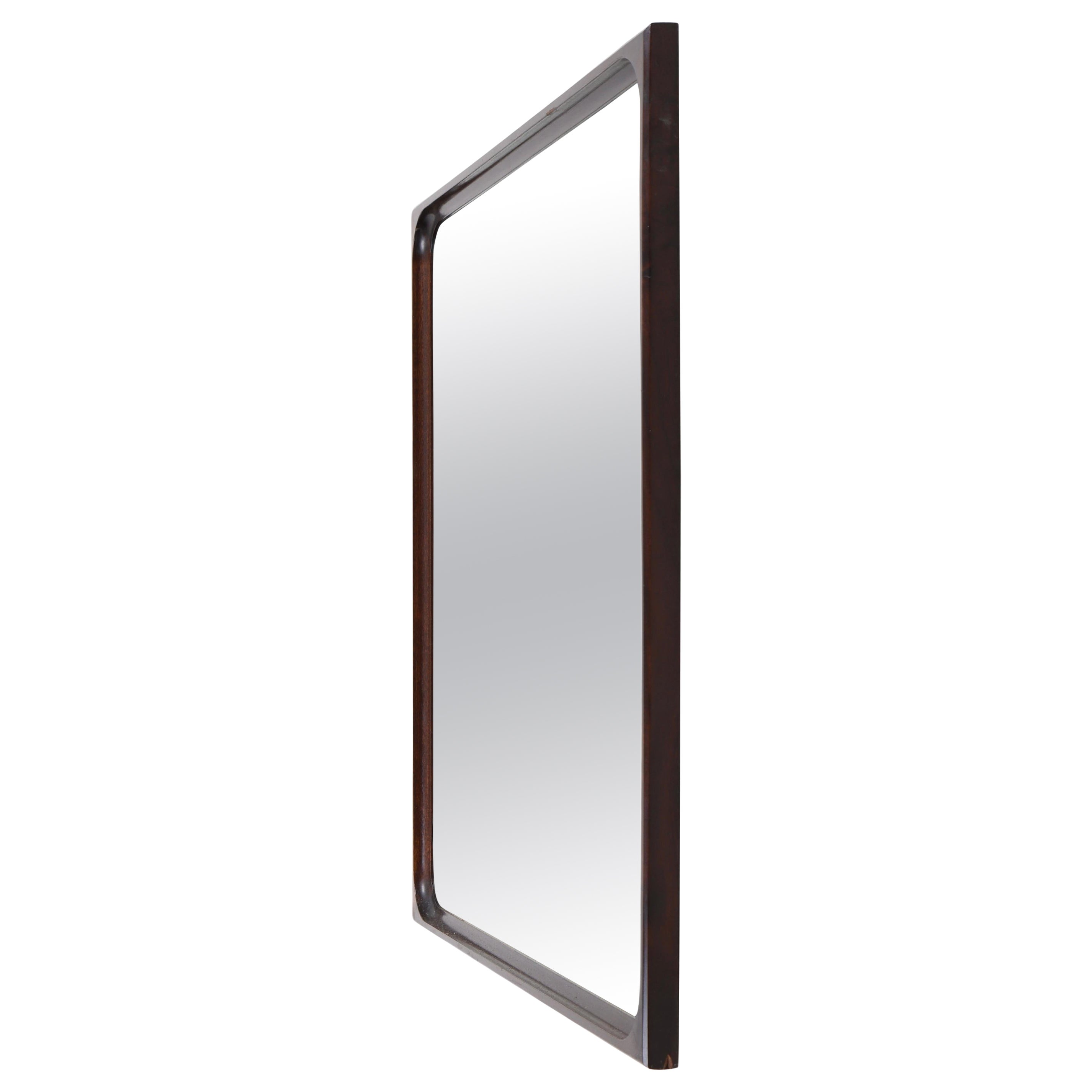 Miroir mural du milieu du siècle de Frode Holm, style moderne danois, années 1960 en vente