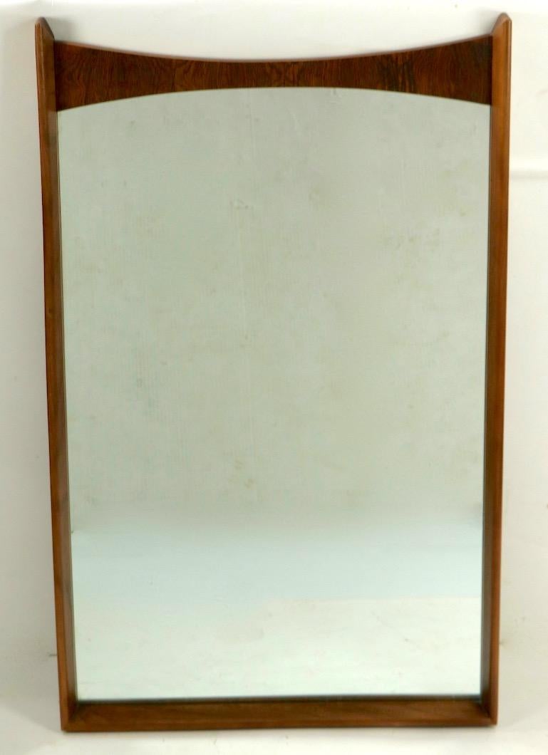 Mid Century Wall Mirror In Good Condition In New York, NY