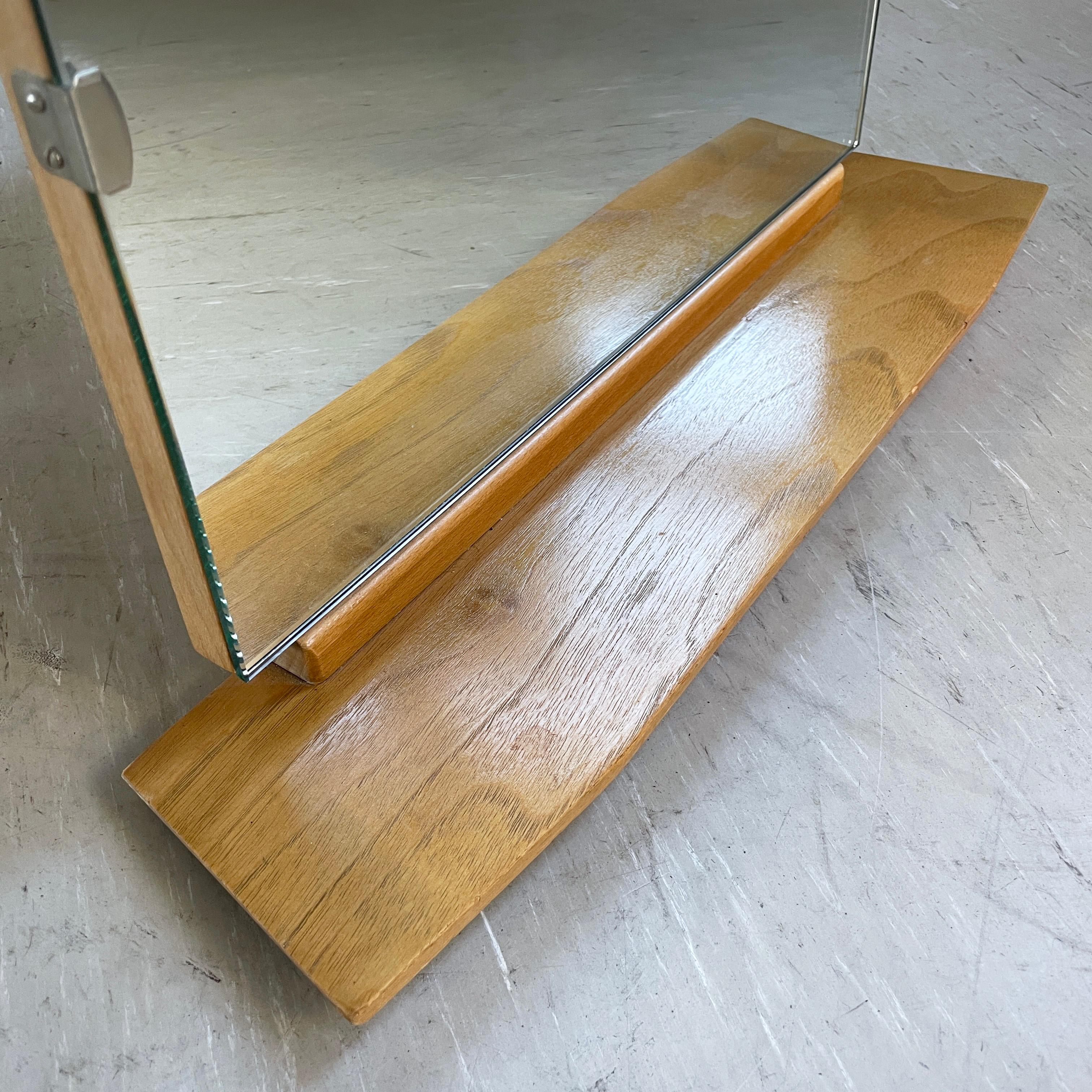 Métal Miroir mural Mid Century en vente