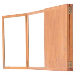 Mid-Century Wall Mirror in Oak by Aksel Kjærsgaard, Danish Modern, 1960s