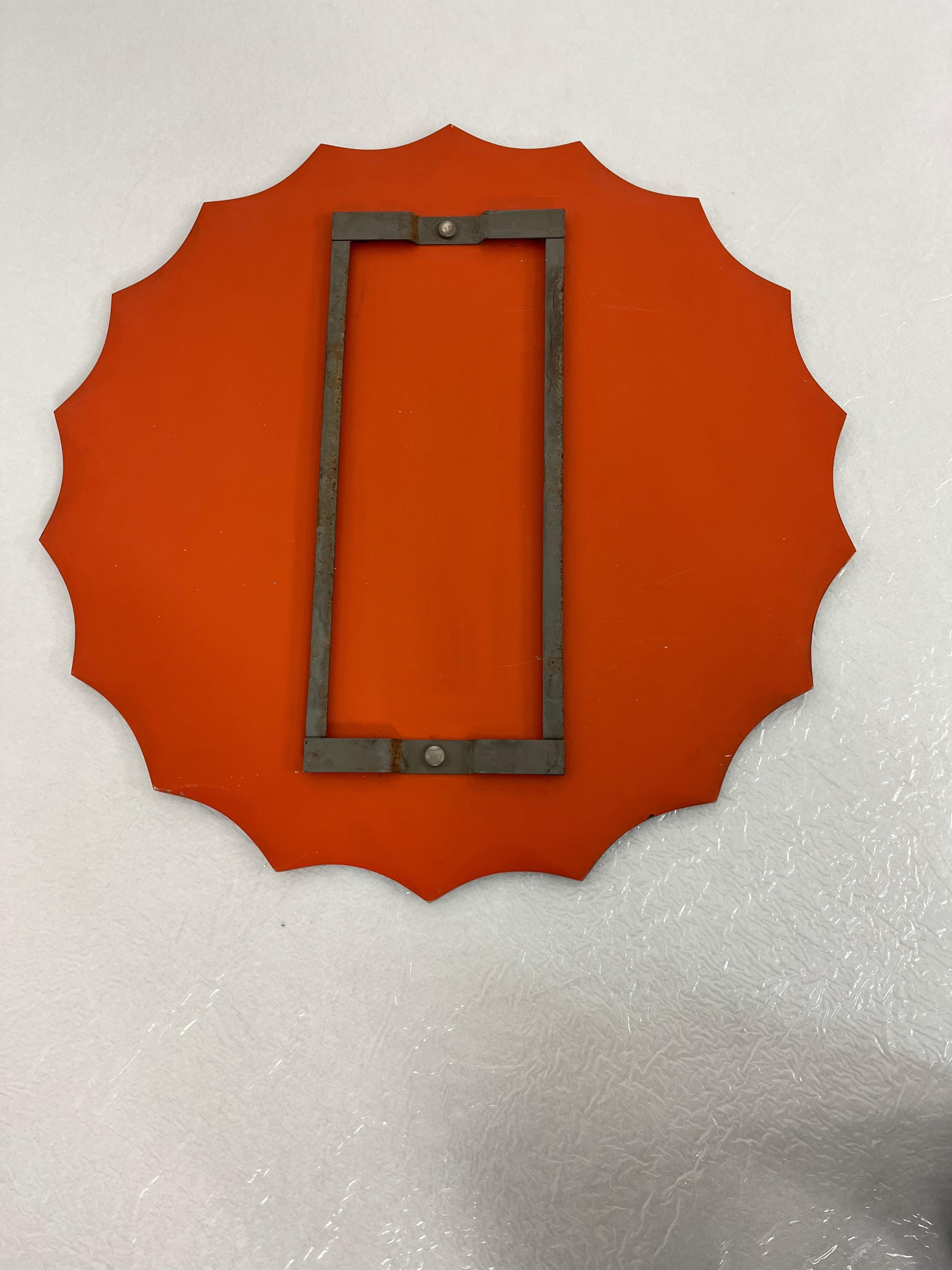 Mid-Century Wall Mirror Attributed To  Cristal Art, 1960s For Sale 8