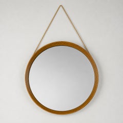 Espejo de pared de mediados de siglo, Italia Años 60