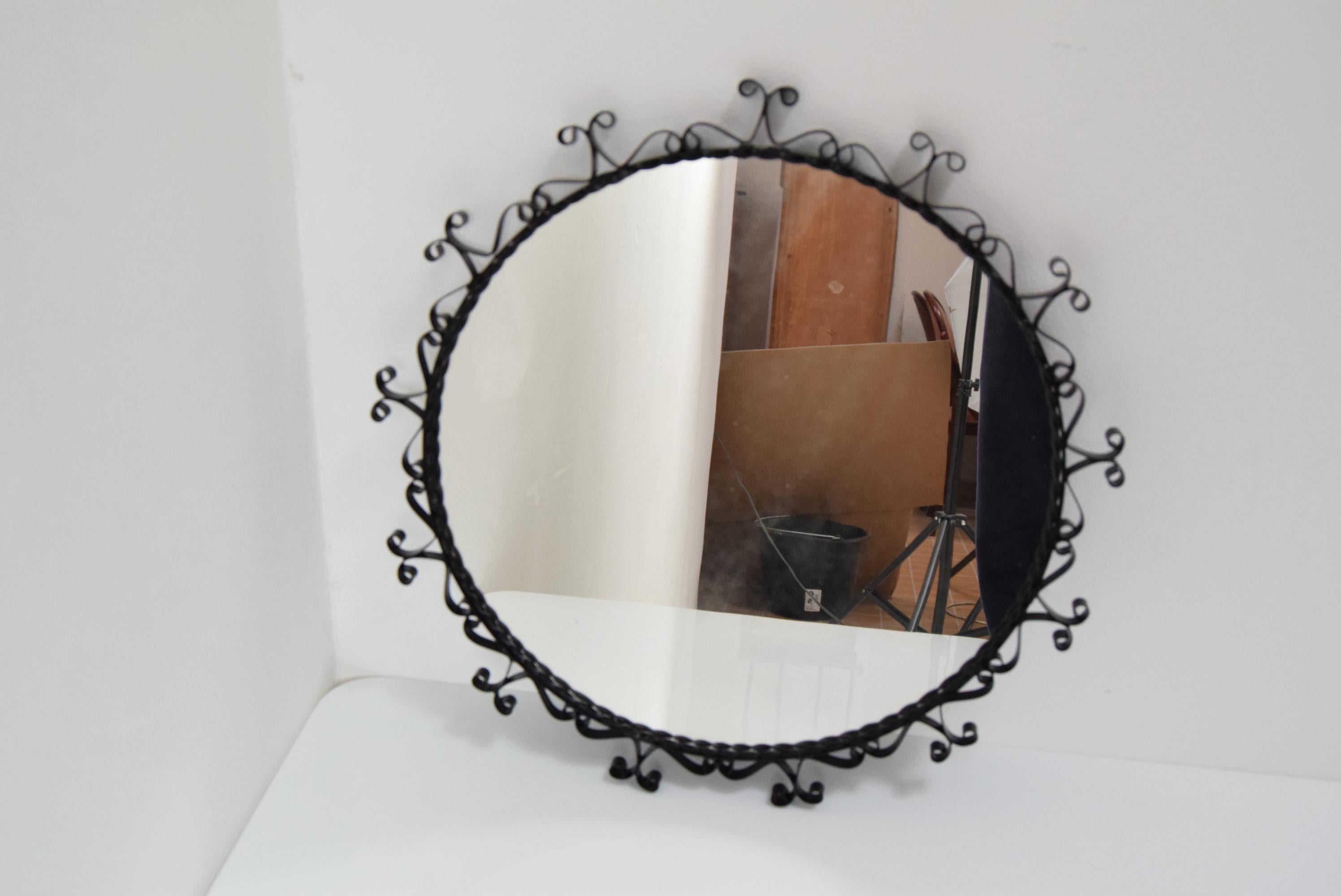 Mid-Century Modern Mid-Century Wall Mirror, 1960's For Sale