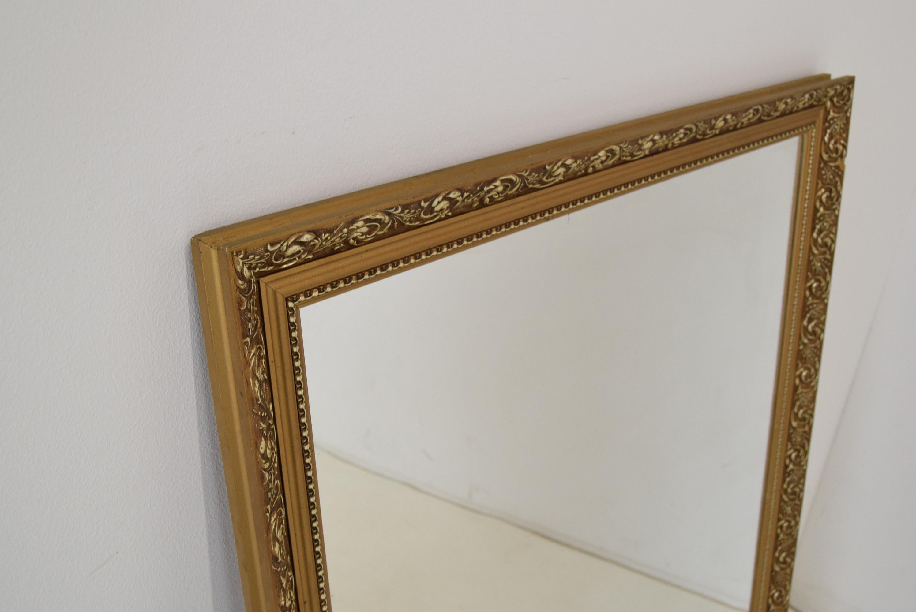 Mid-Century Wall Mirror, 1960's In Good Condition For Sale In Praha, CZ