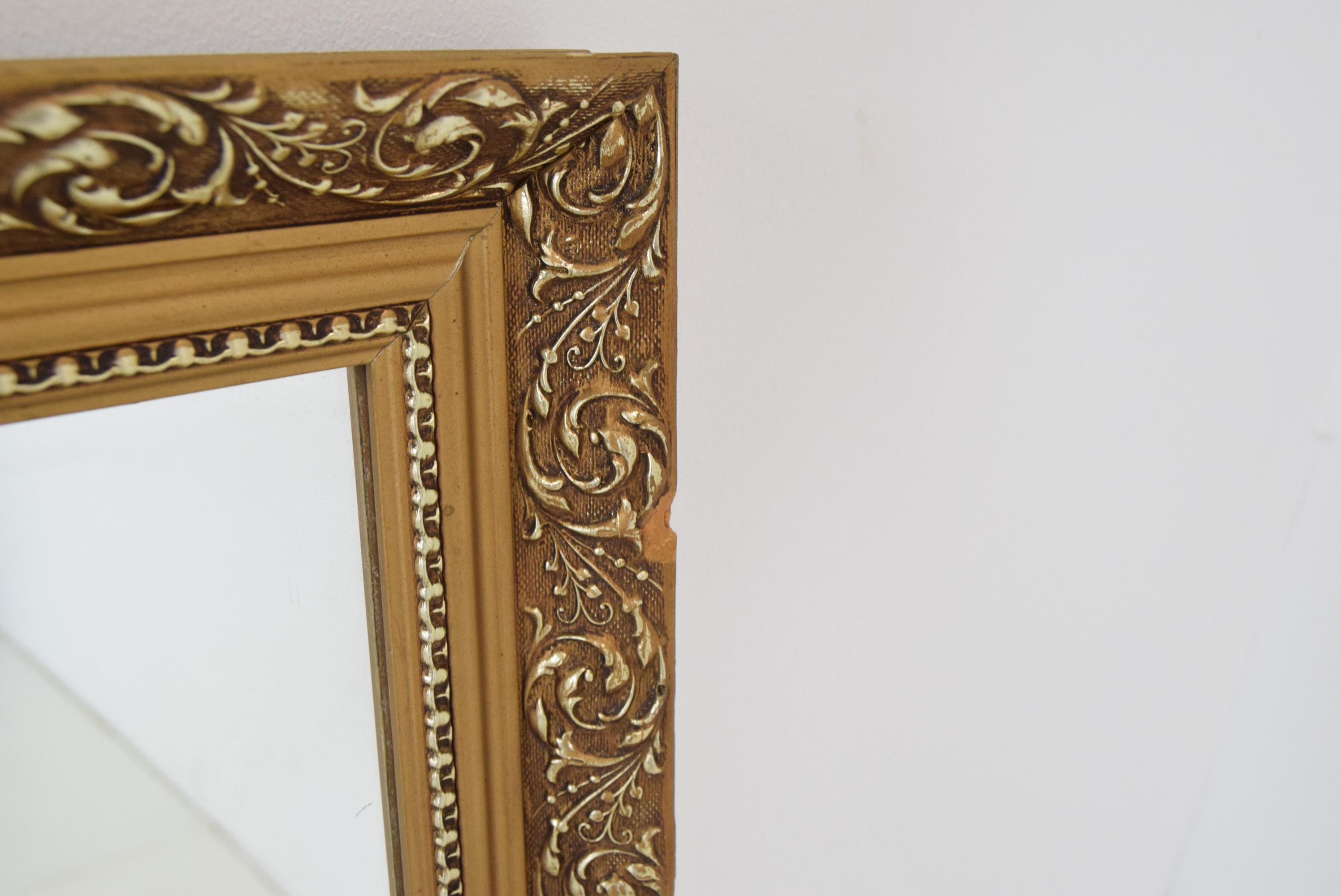 Mid-20th Century Mid-Century Wall Mirror, 1960's For Sale