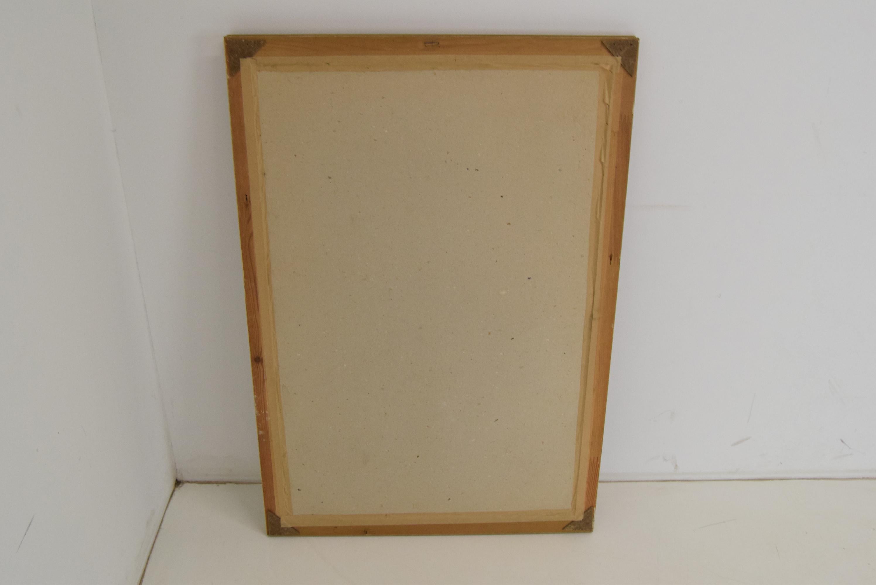 Mid-Century Wall Mirror, 1960's For Sale 3