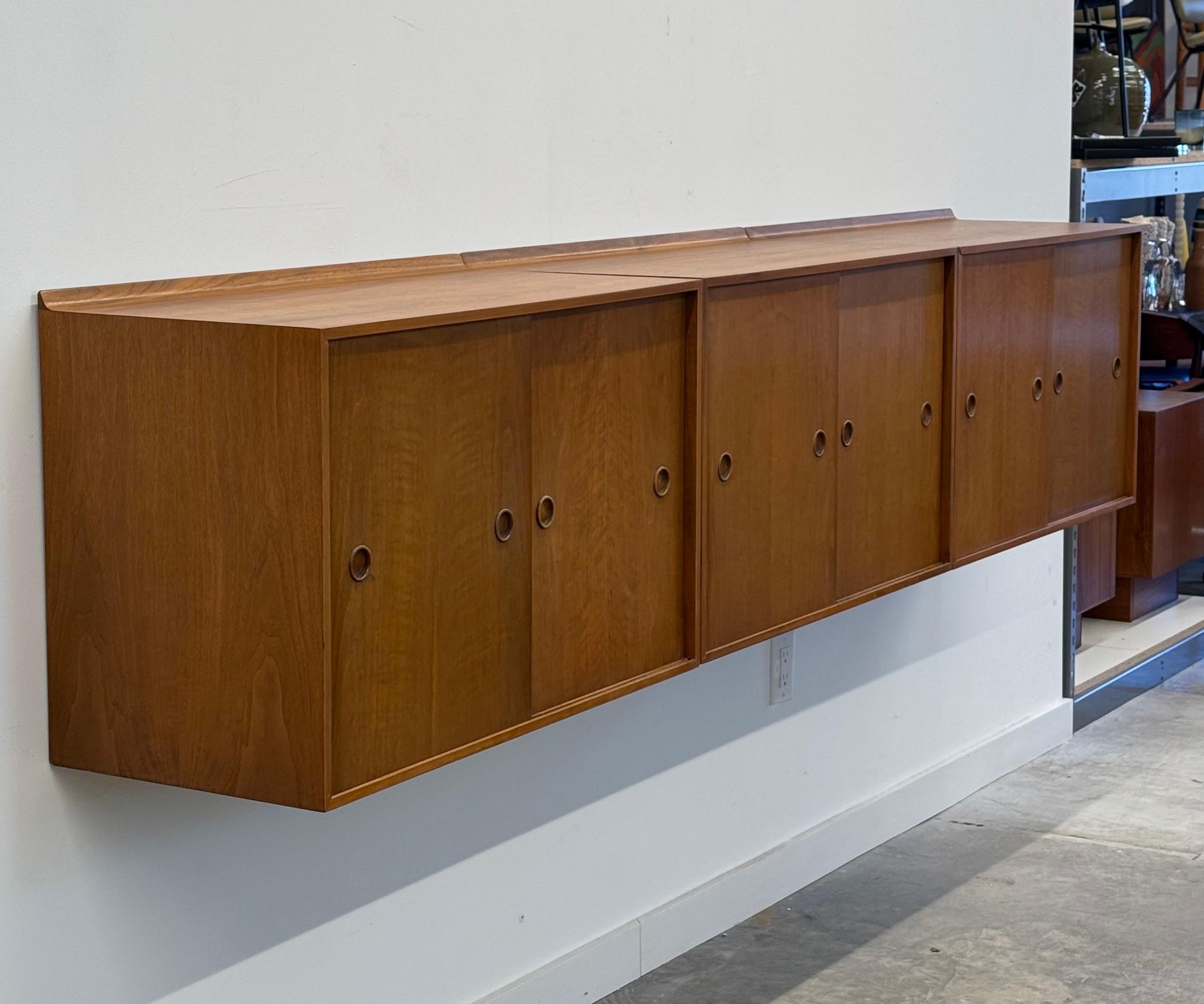 Mid-Century Wall Mounted Credenza by Finn Juhl for Baker 3