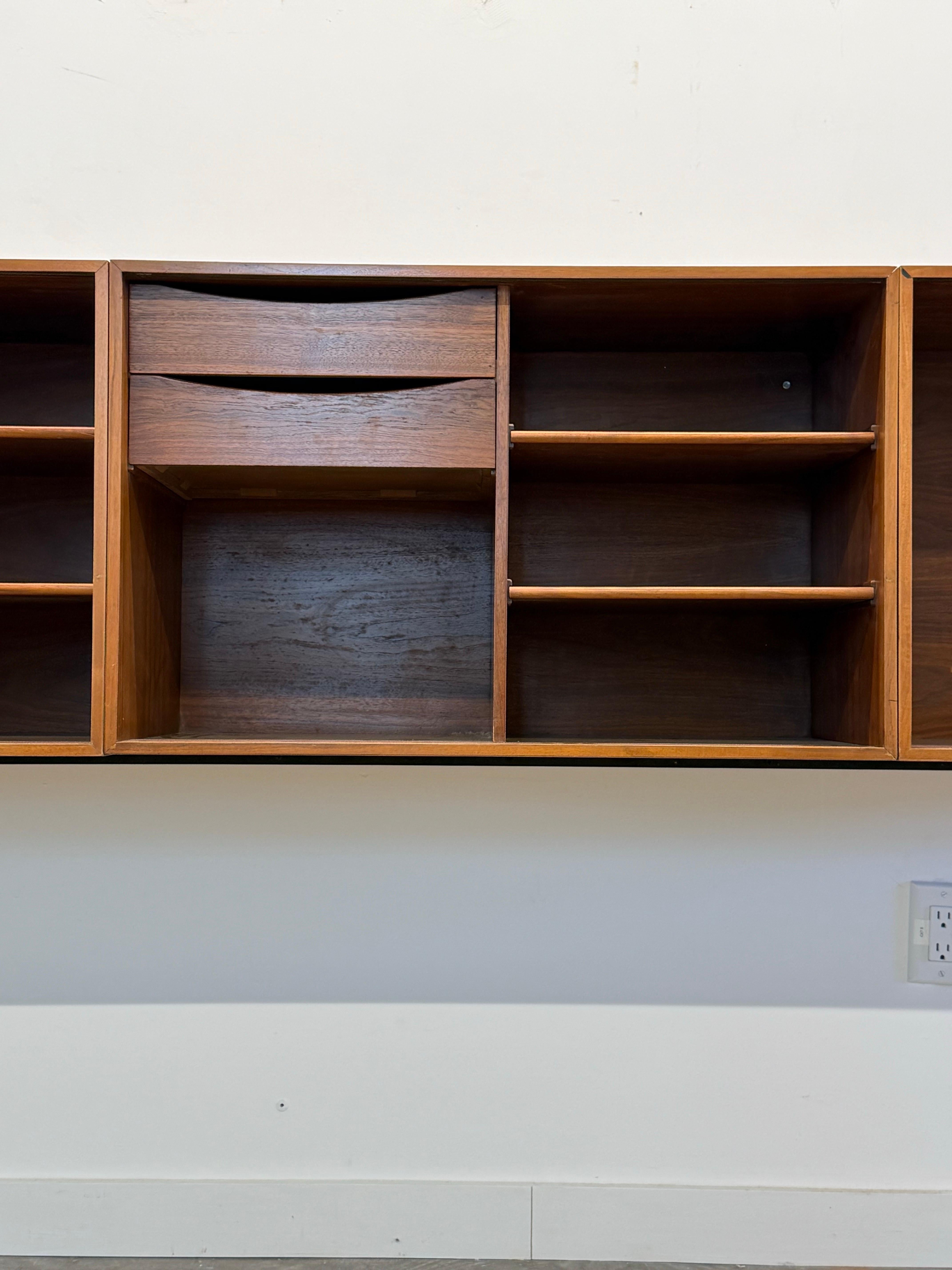 Mid-Century Wall Mounted Credenza by Finn Juhl for Baker 5