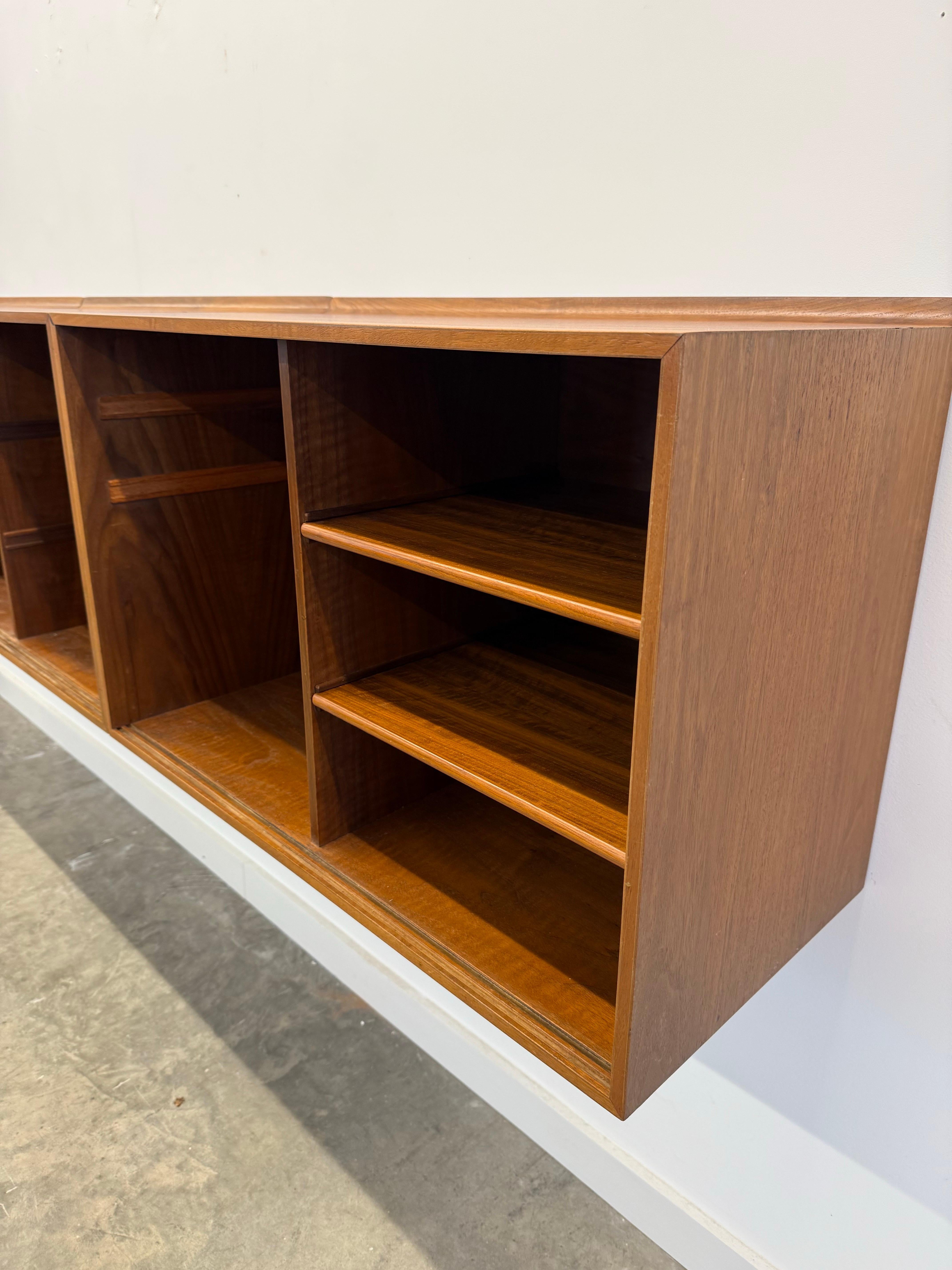 Mid-Century Wall Mounted Credenza by Finn Juhl for Baker 7
