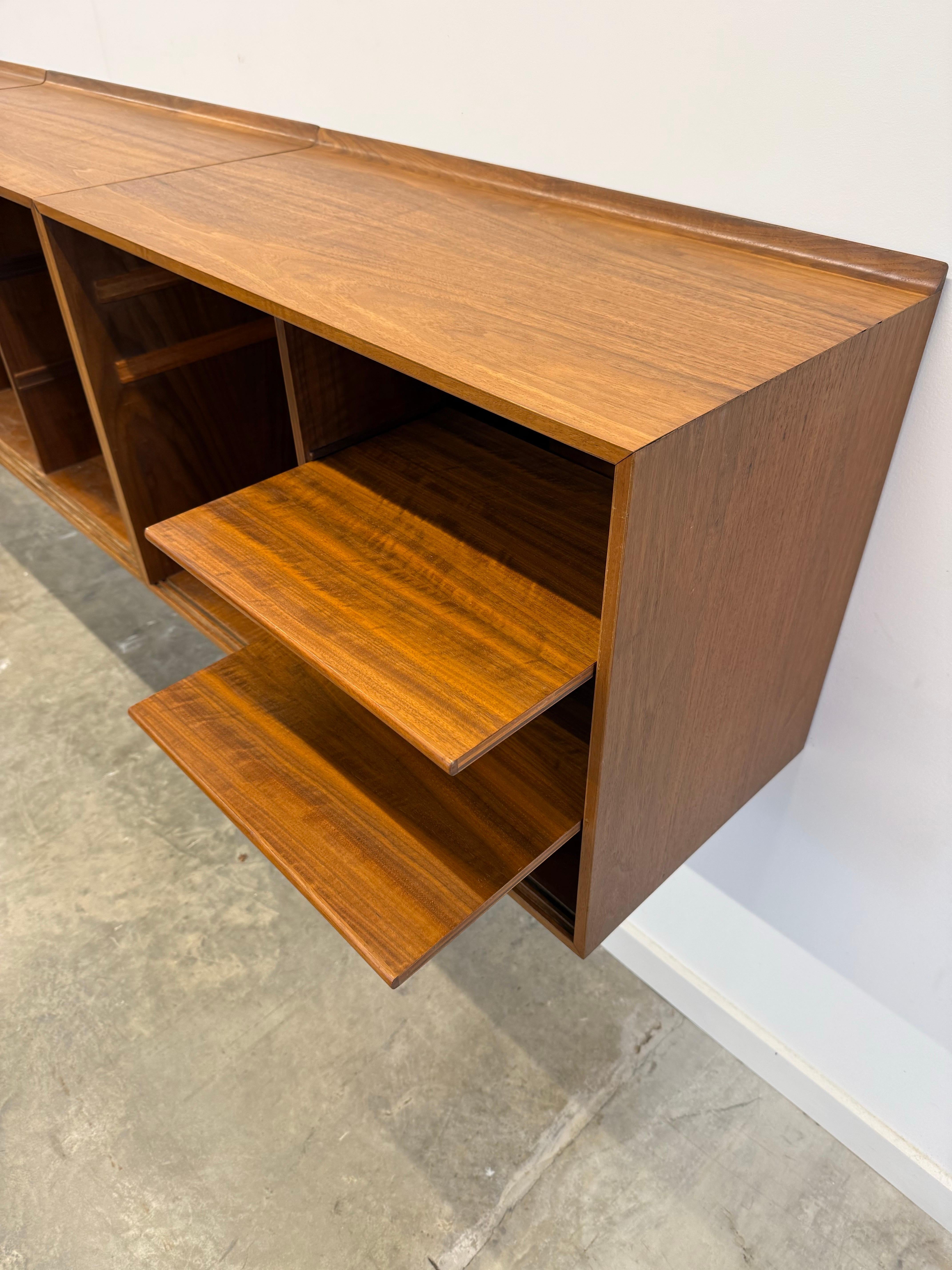 Mid-Century Wall Mounted Credenza by Finn Juhl for Baker 9