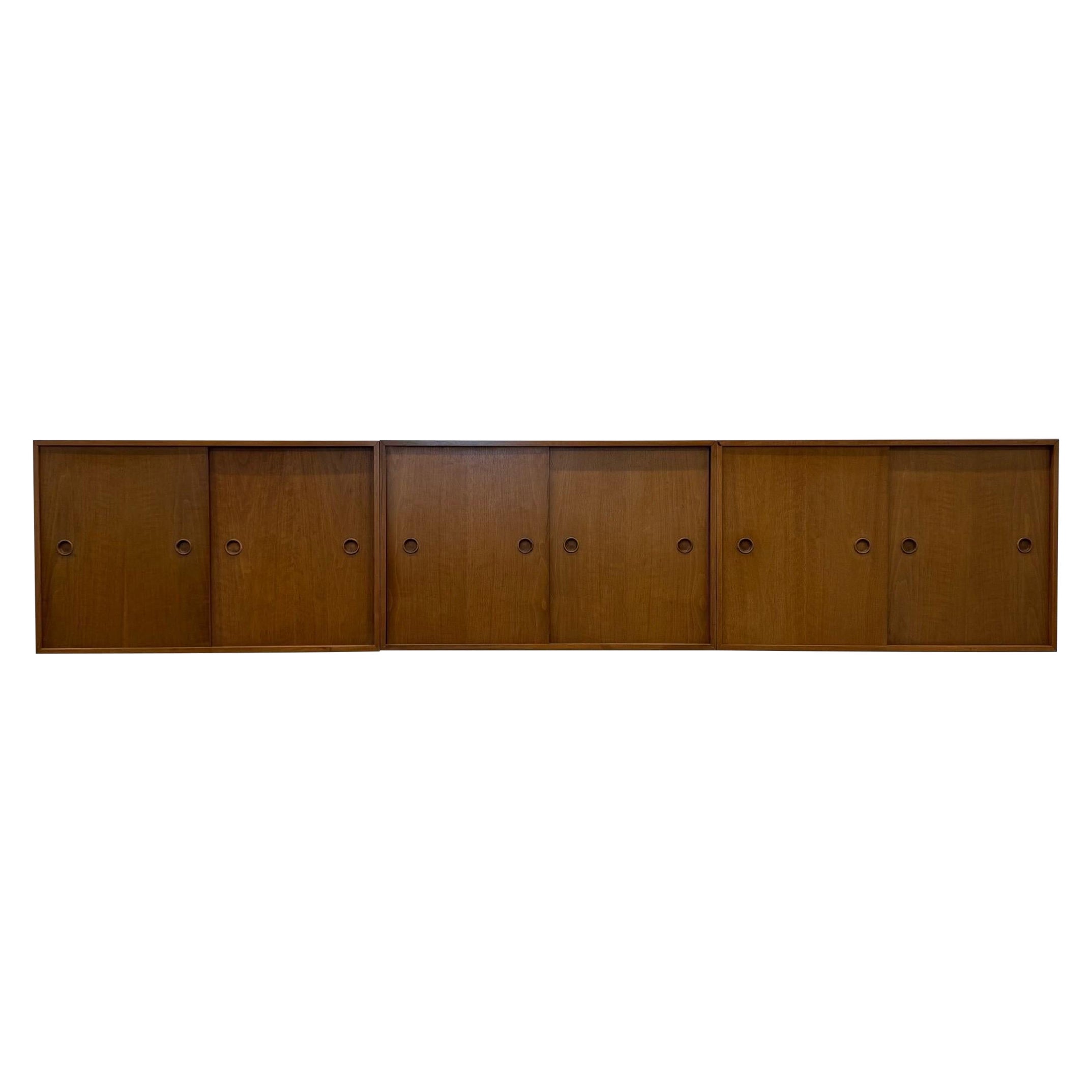 Mid-Century Wall Mounted Credenza by Finn Juhl for Baker