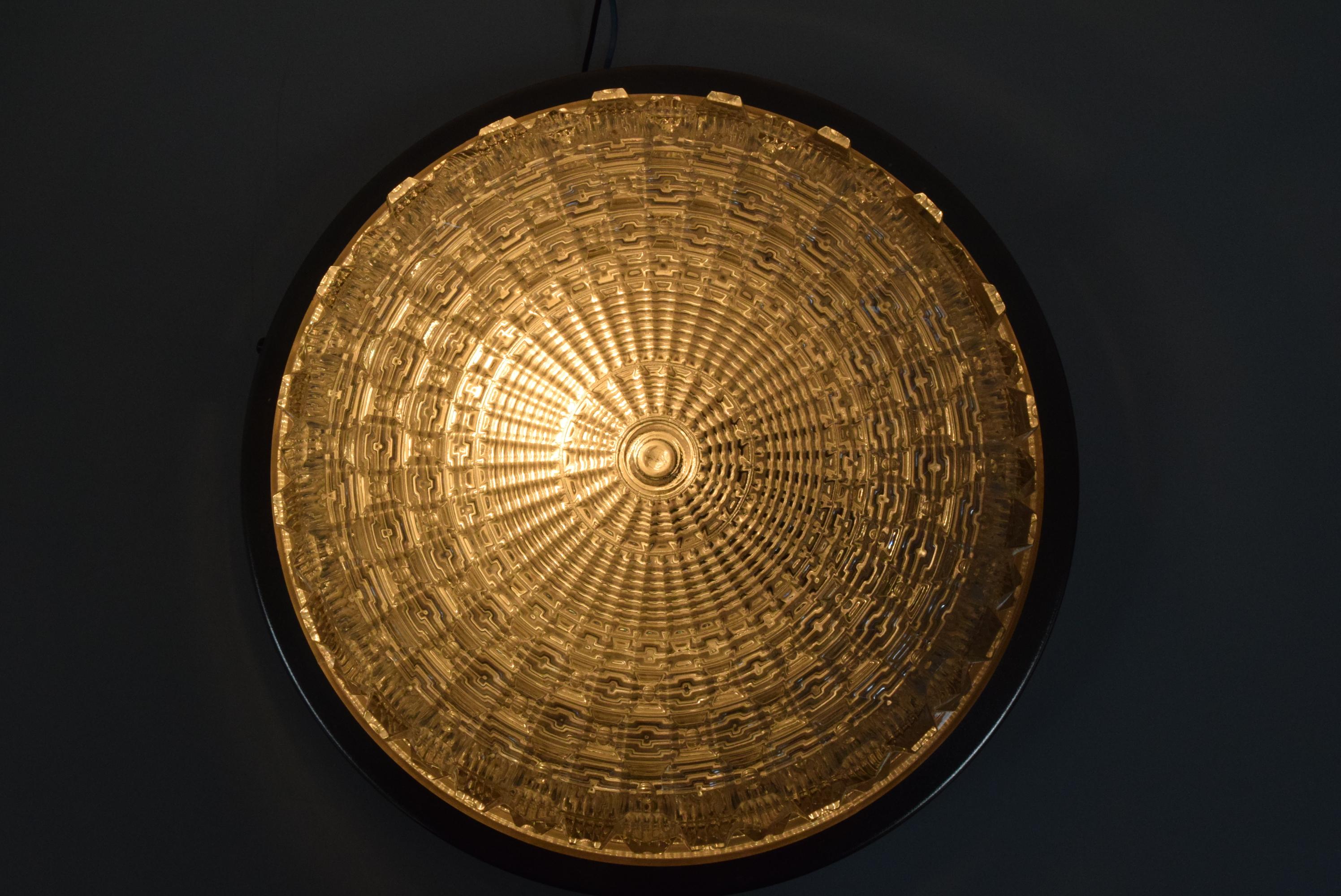 Mid-Century Wall or Ceiling Light / Pokrok Zilina, 1970's For Sale 1