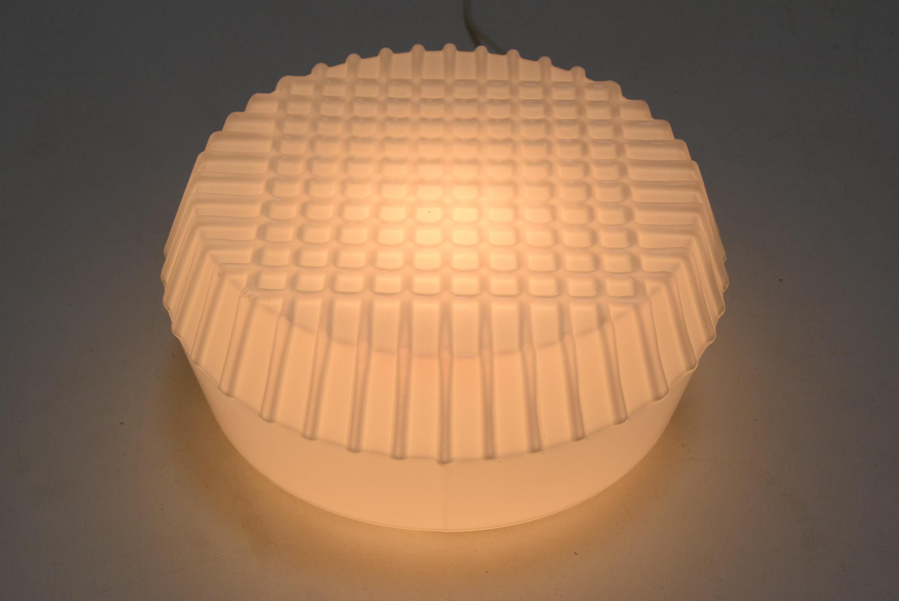 Mid-Century Wall or Ceiling Light, 1970's In Fair Condition In Praha, CZ