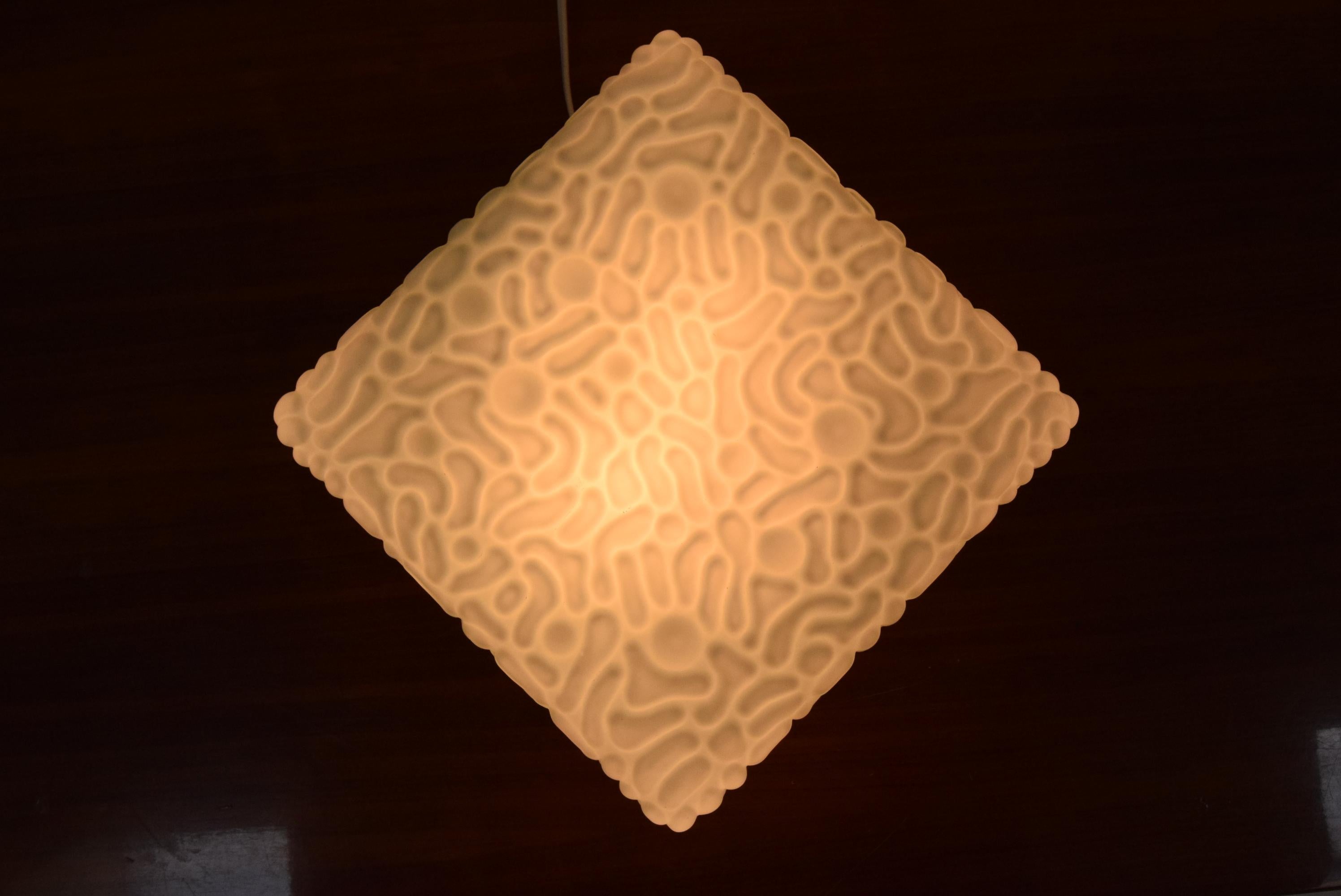 Metal Mid-Century Wall or Ceiling Light, 1970's For Sale