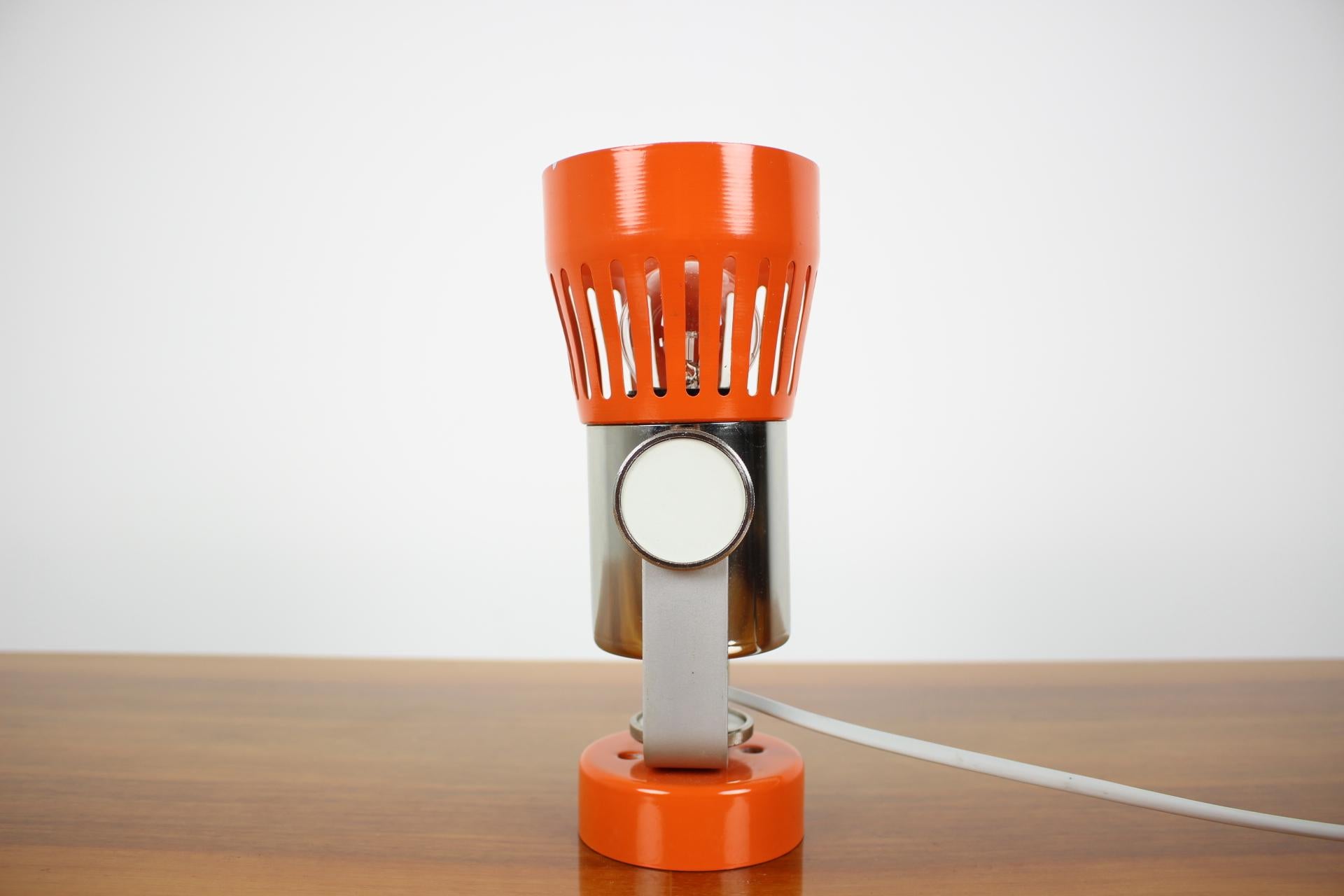 Midcentury Wall or Table Lamp Designed by Pavel Grus, 1970s In Good Condition For Sale In Praha, CZ