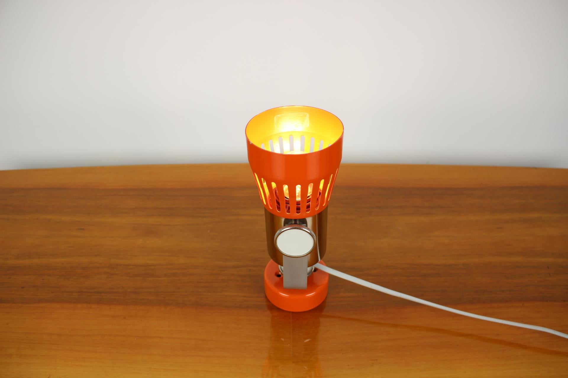 Late 20th Century Midcentury Wall or Table Lamp Designed by Pavel Grus, 1970s For Sale